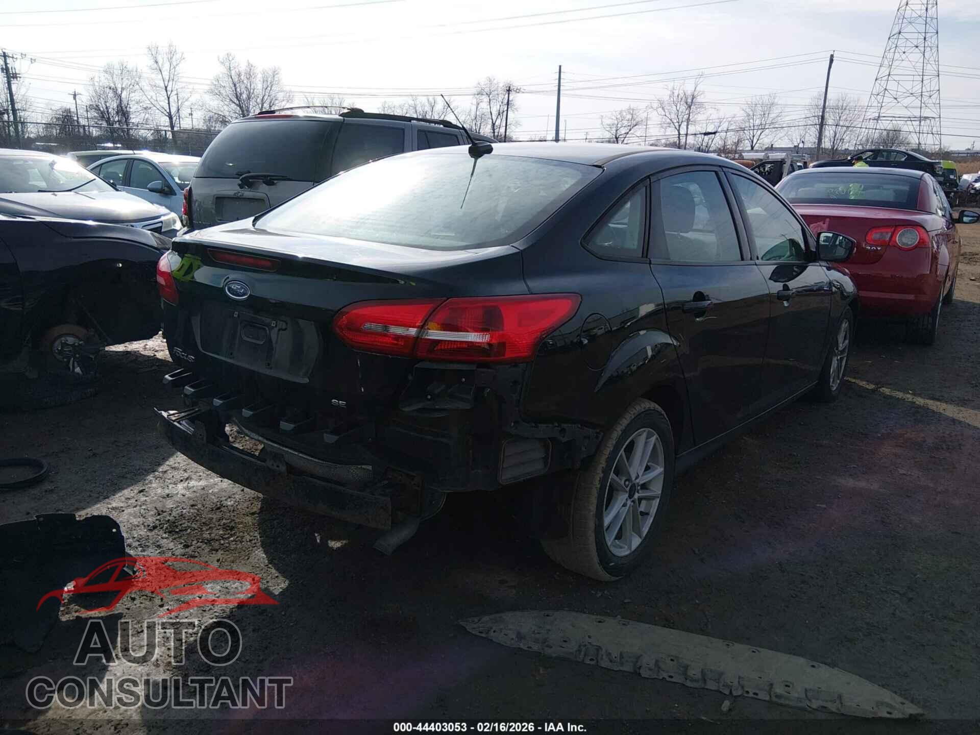 FORD FOCUS 2017 - 1FADP3F22HL228721