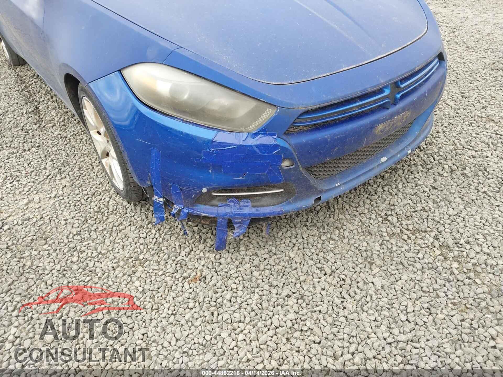 DODGE DART 2013 - 1C3CDFBA7DD170949