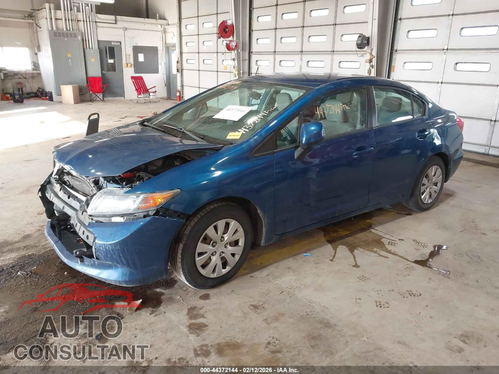 HONDA CIVIC 2012 - 19XFB2F55CE074934