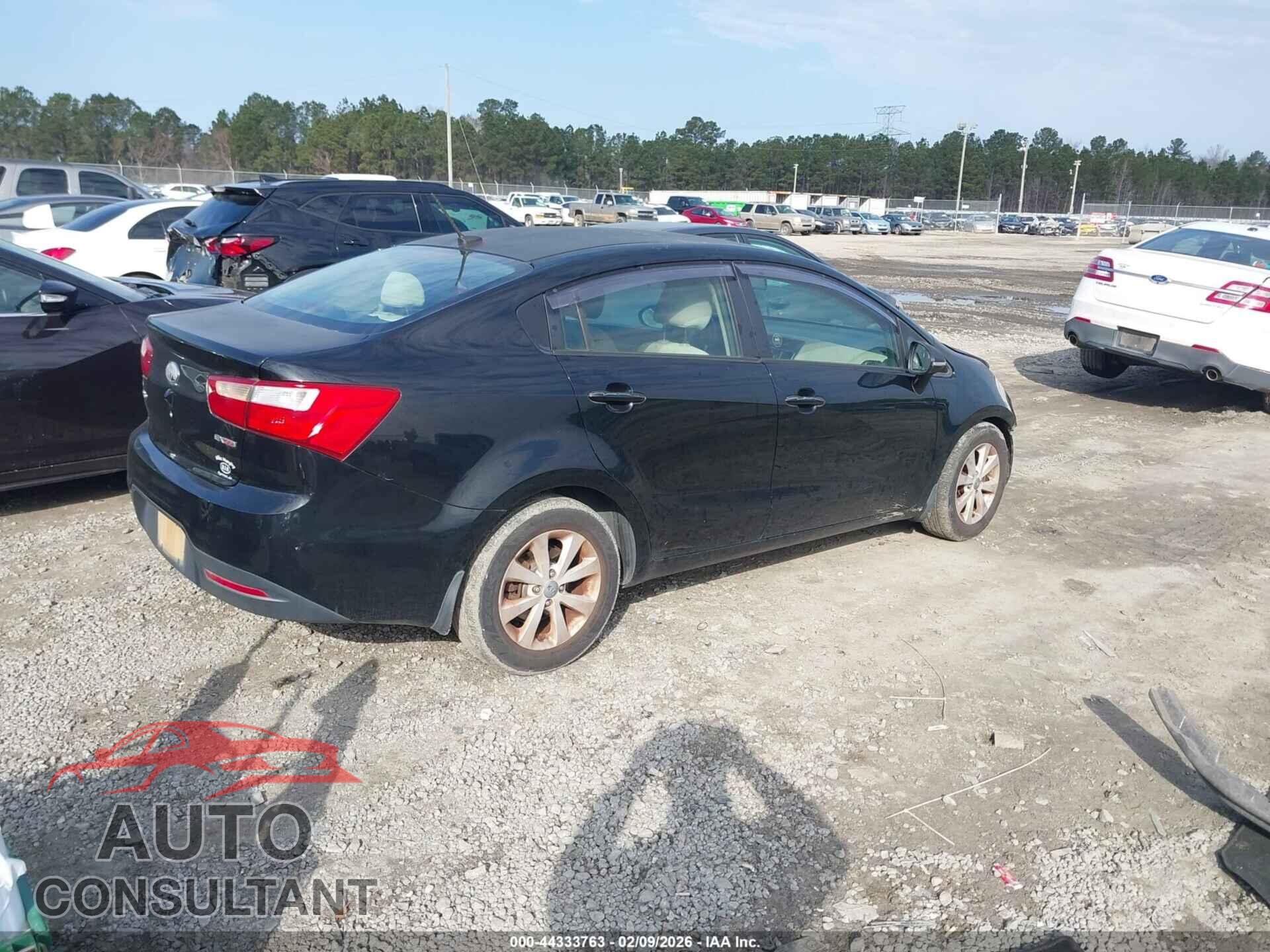 KIA RIO 2013 - KNADN4A31D6285603