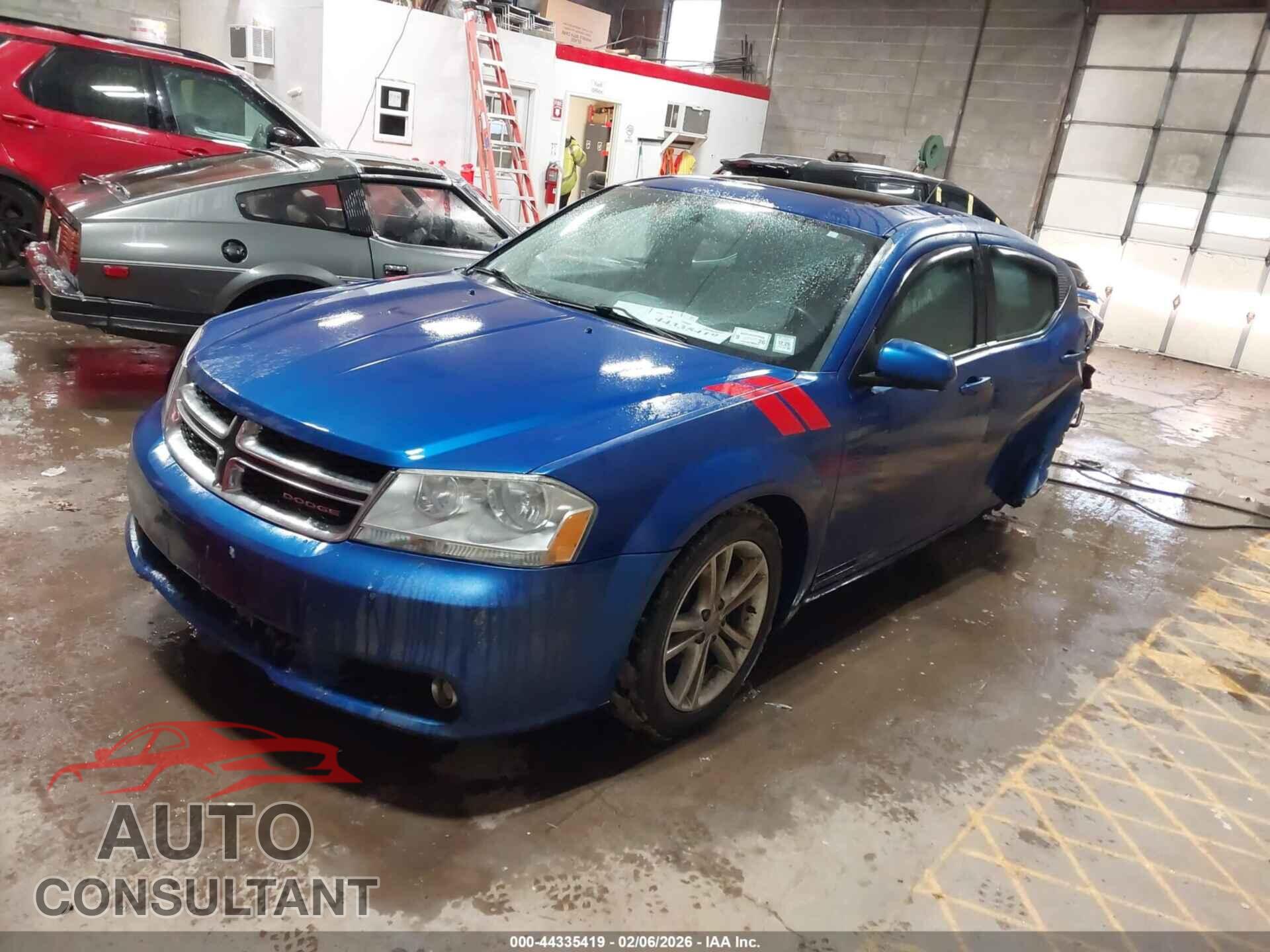 DODGE AVENGER 2012 - 1C3CDZEG3CN165502