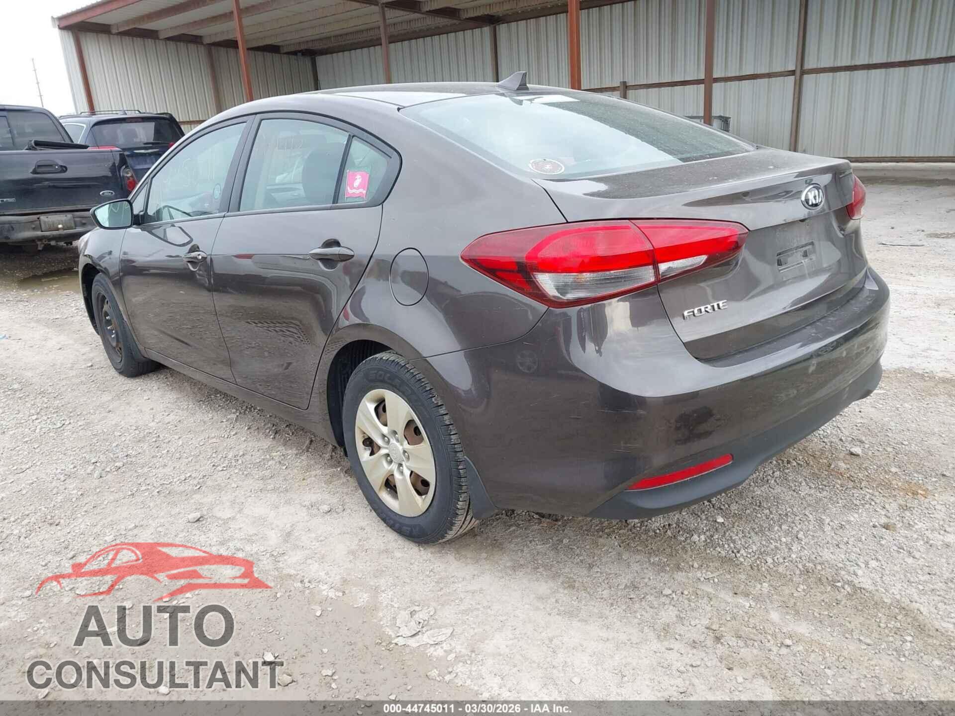 KIA FORTE 2017 - 3KPFL4A75HE058192