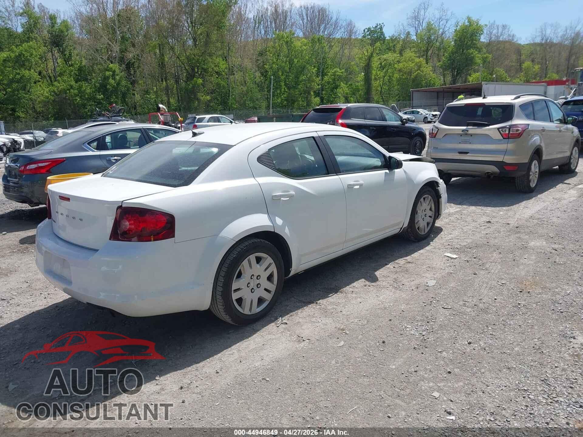 DODGE AVENGER 2011 - 1B3BD4FB9BN588372