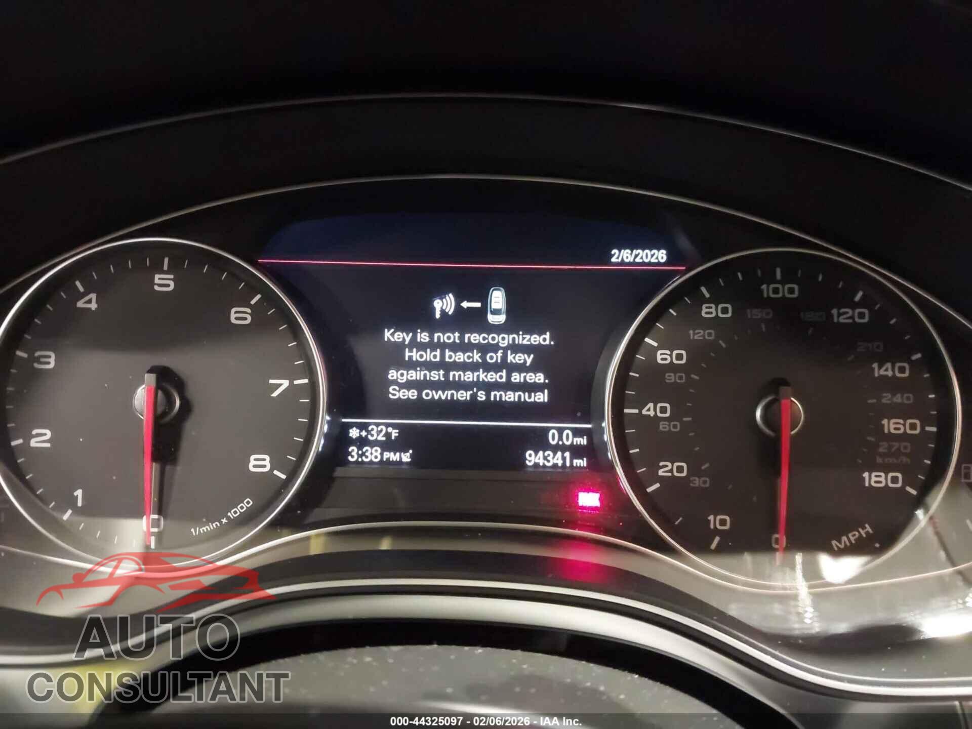 AUDI A6 2013 - WAUGFAFC6DN024880