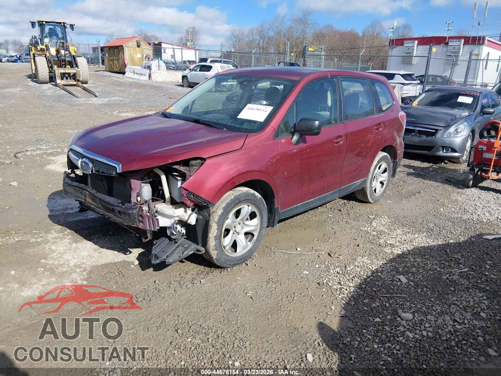 SUBARU FORESTER 2014 - JF2SJAAC3EH483272