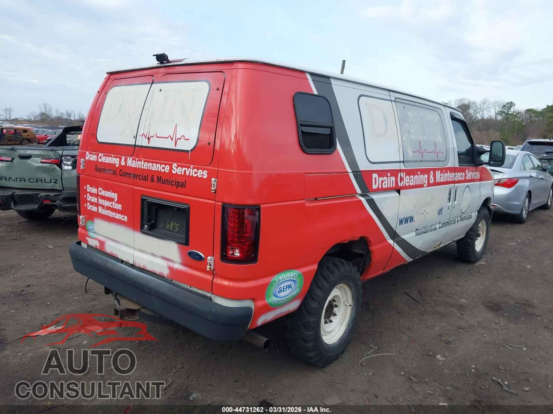 FORD E-150 2009 - 1FTNE14W09DA63732