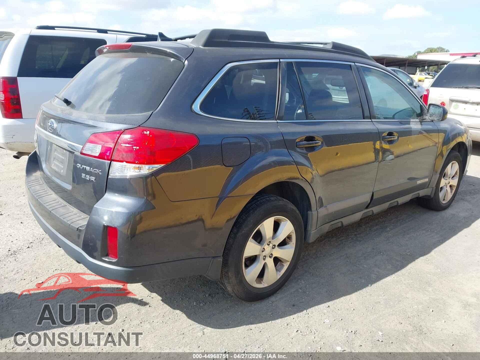 SUBARU OUTBACK 2011 - 4S4BRDKC2B2390650
