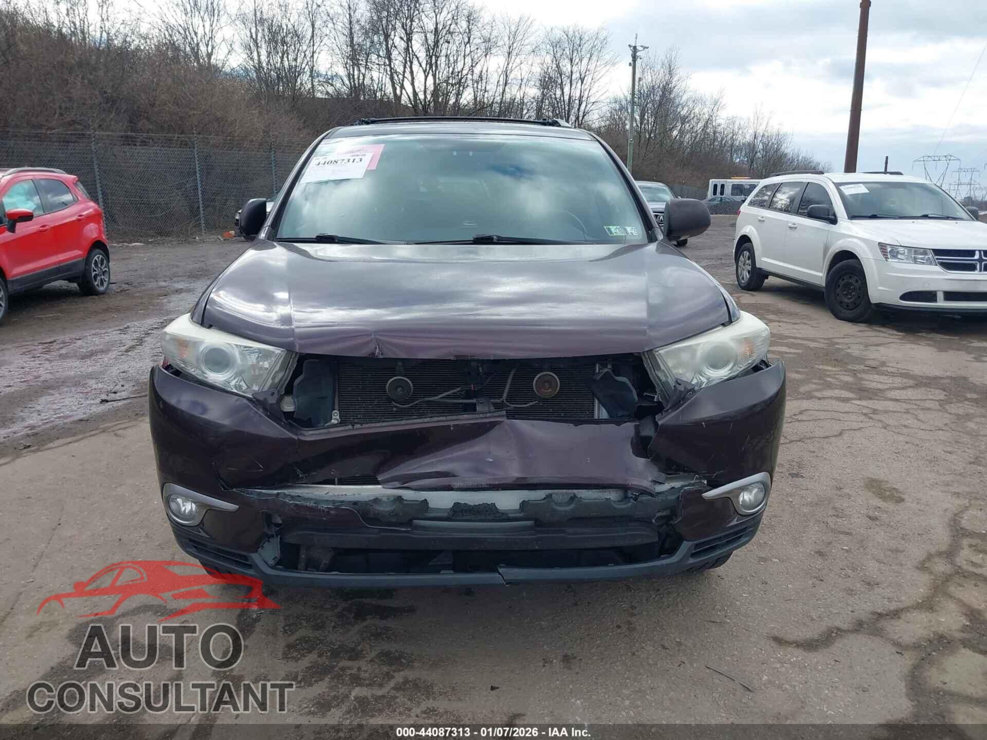 TOYOTA HIGHLANDER 2012 - 5TDDK3EH4CS171489