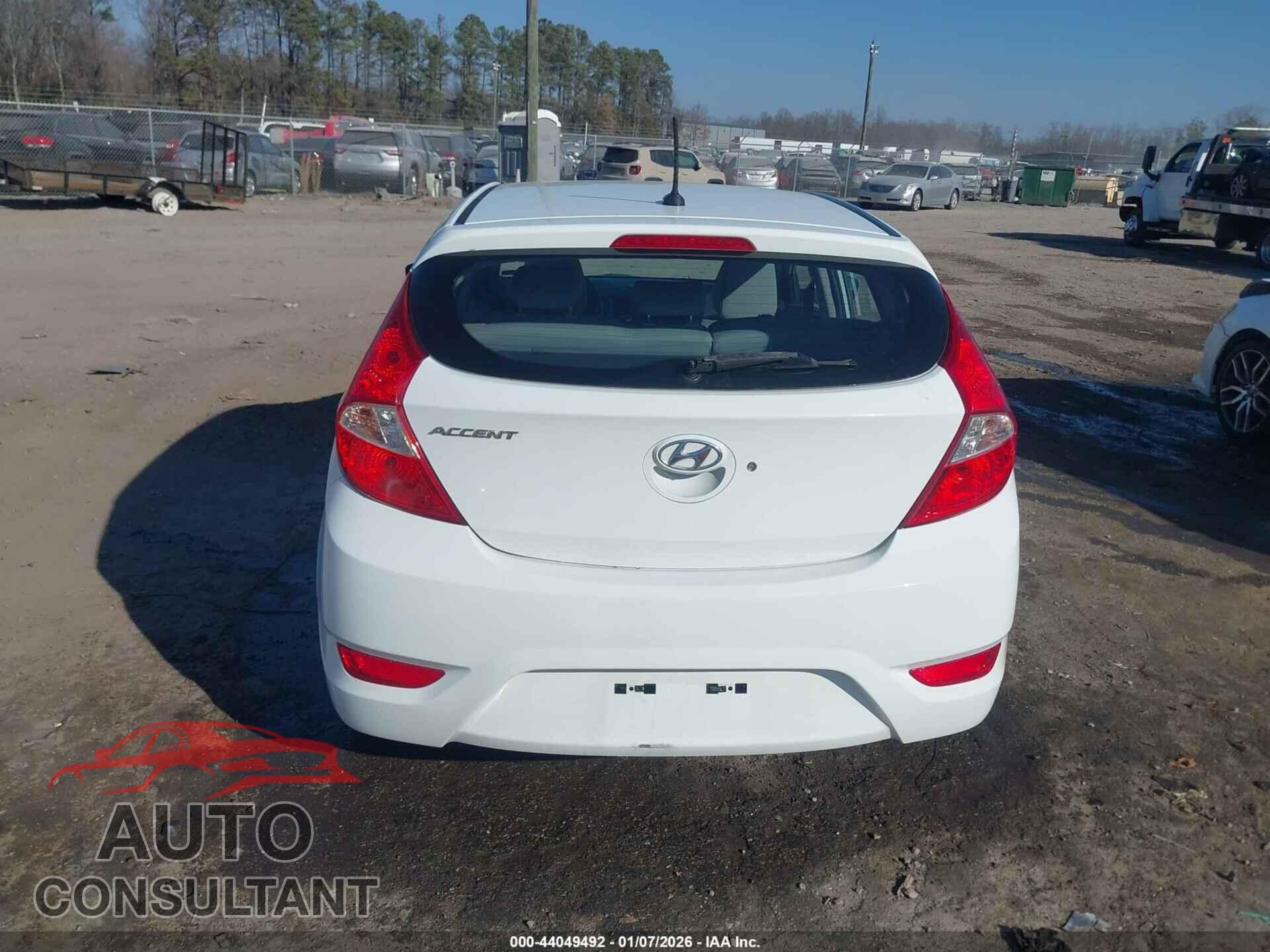 HYUNDAI ACCENT 2016 - KMHCT5AE2GU251998