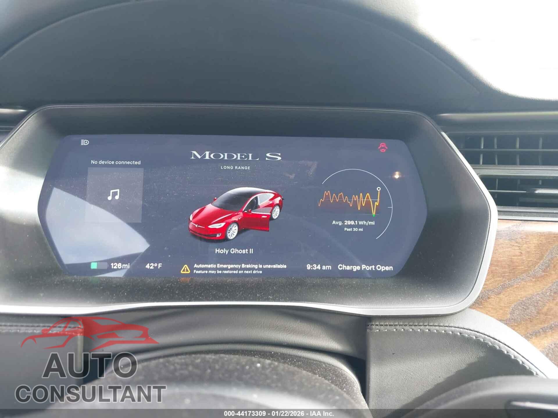 TESLA MODEL S 2019 - 5YJSA1E25KF335104