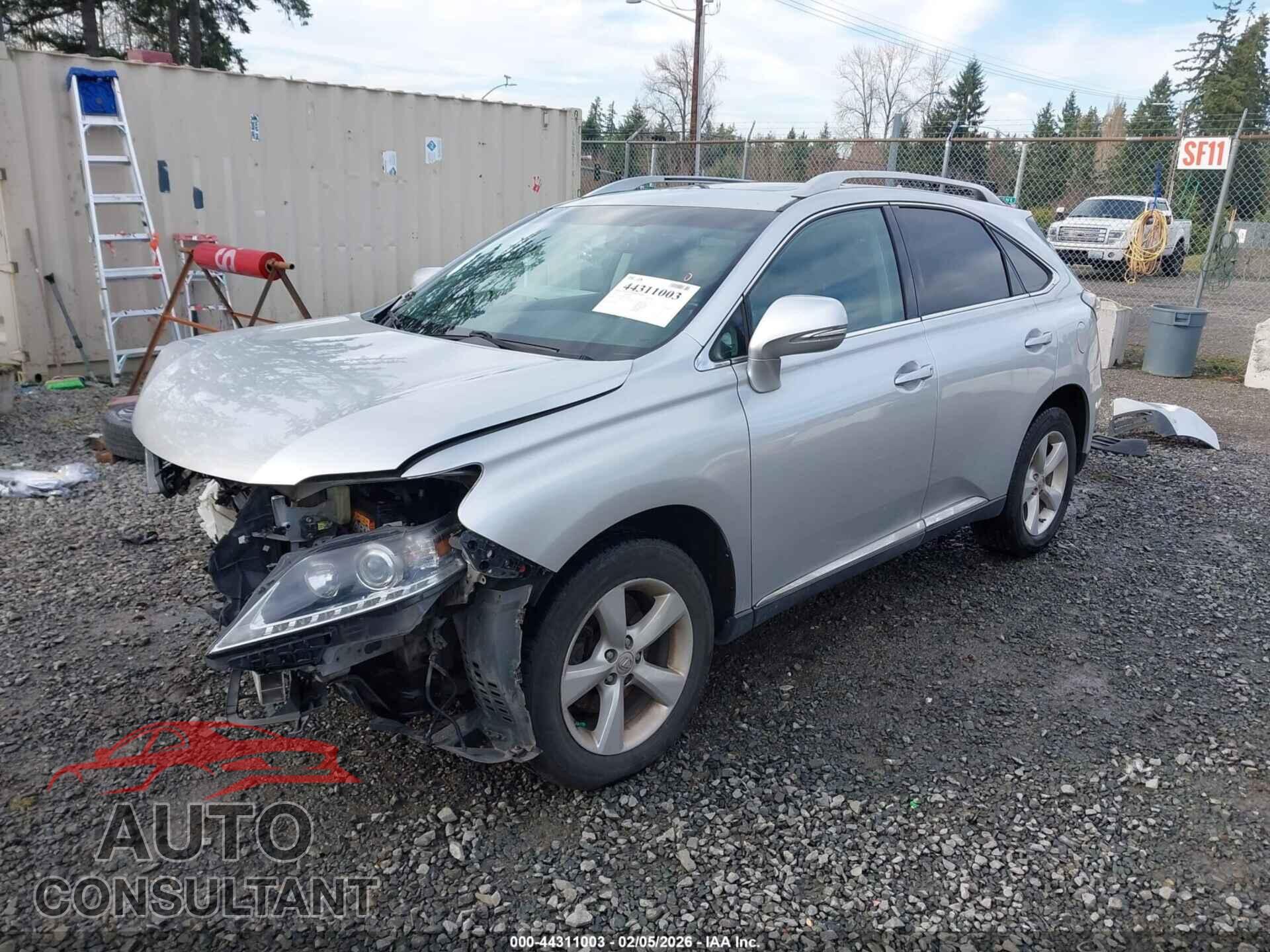 LEXUS RX 350 2013 - 2T2BK1BA2DC225476