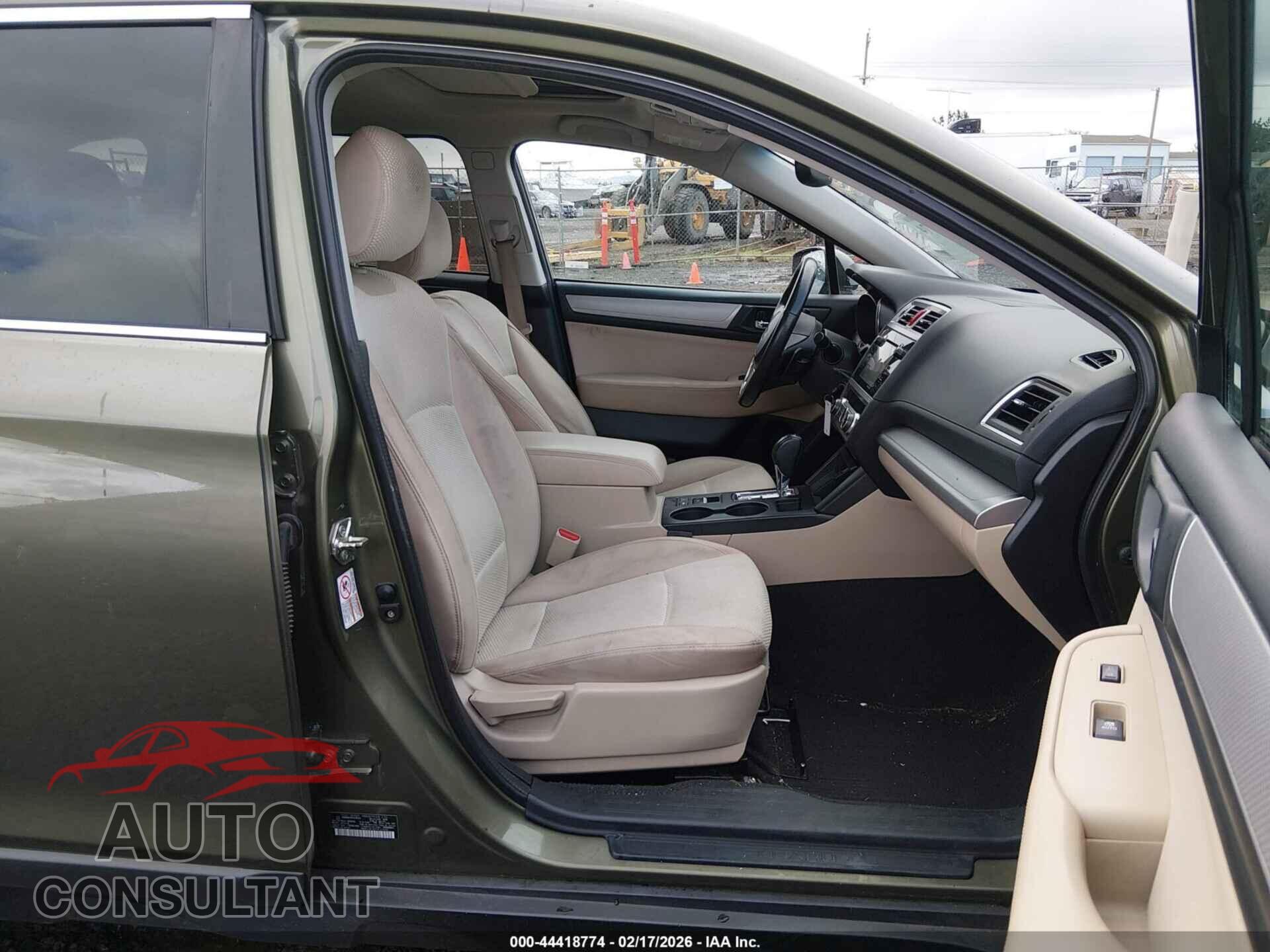 SUBARU OUTBACK 2015 - 4S4BSAEC6F3316744