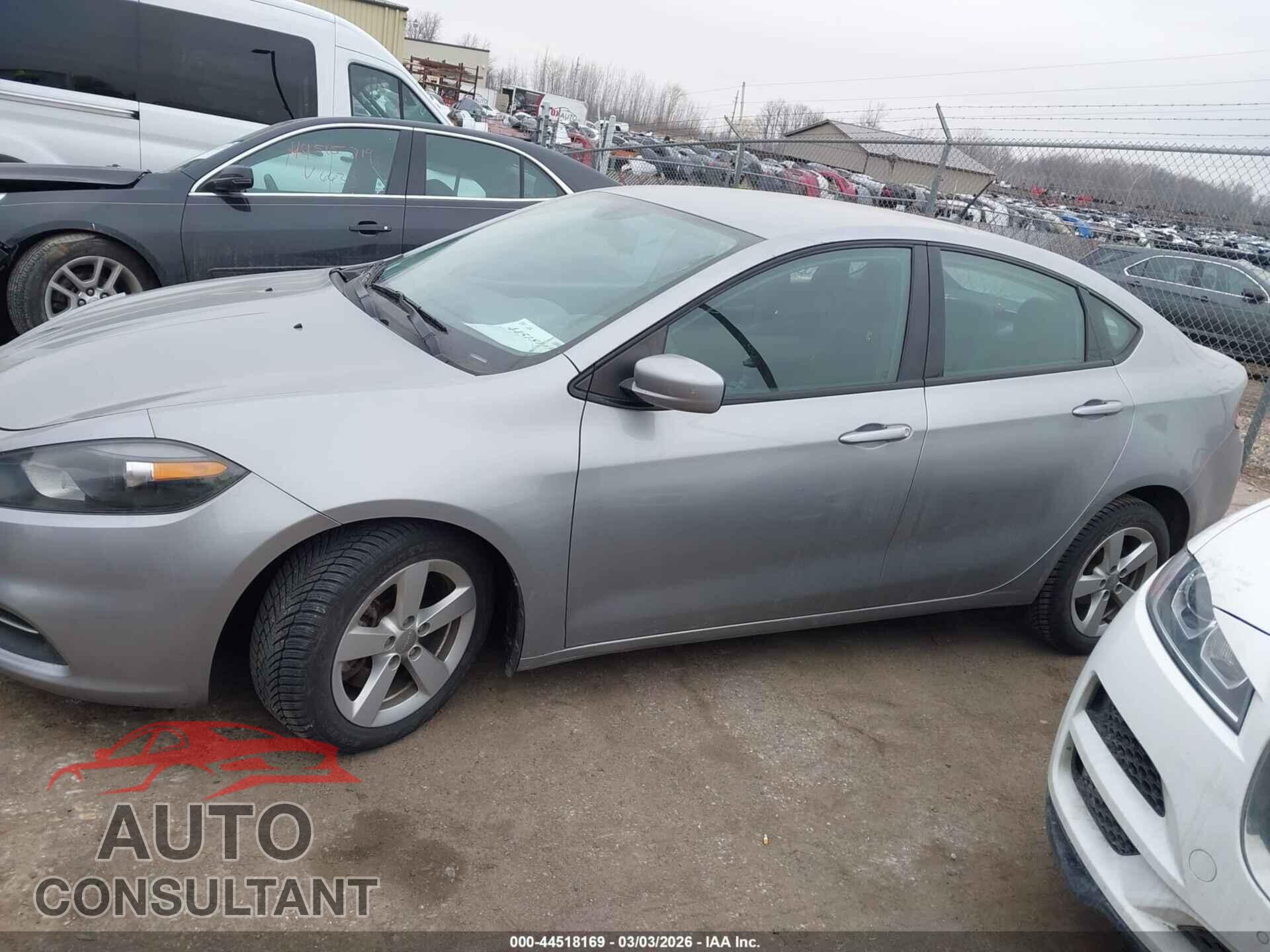 DODGE DART 2015 - 1C3CDFBB5FD144569