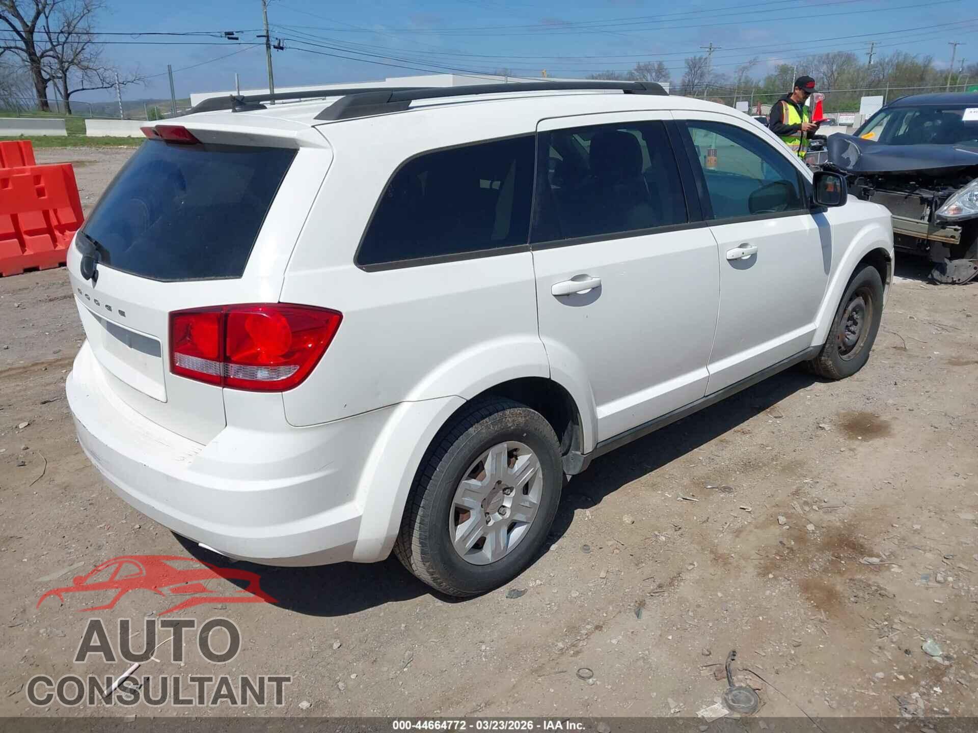 DODGE JOURNEY 2012 - 3C4PDCAB7CT362421