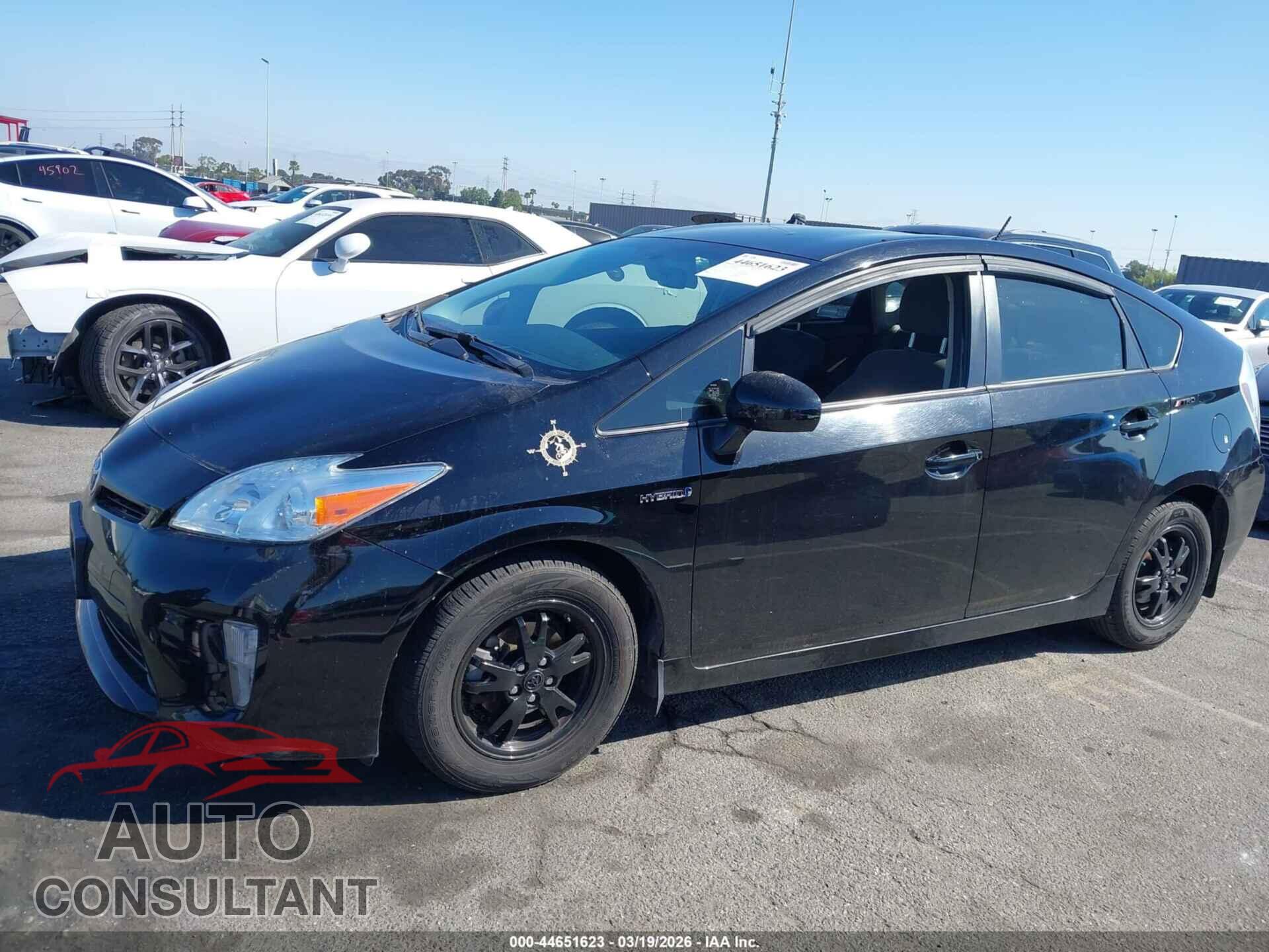 TOYOTA PRIUS 2012 - JTDKN3DU4C5468958