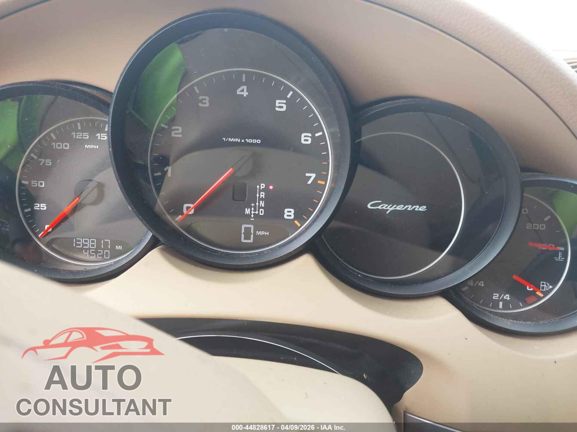 PORSCHE CAYENNE 2012 - WP1AA2A21CLA12267