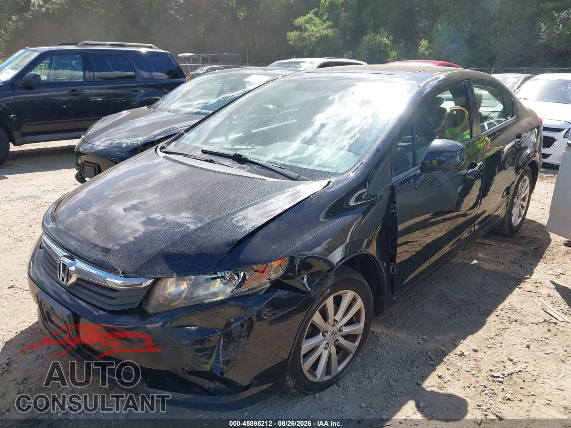 HONDA CIVIC 2012 - 19XFB2F88CE306579