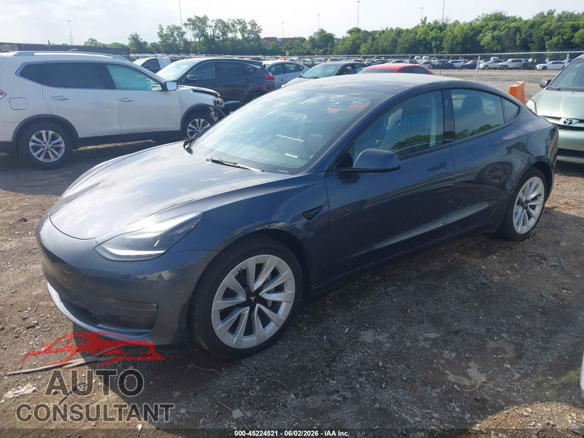 TESLA MODEL 3 2022 - 5YJ3E1EB9NF254149