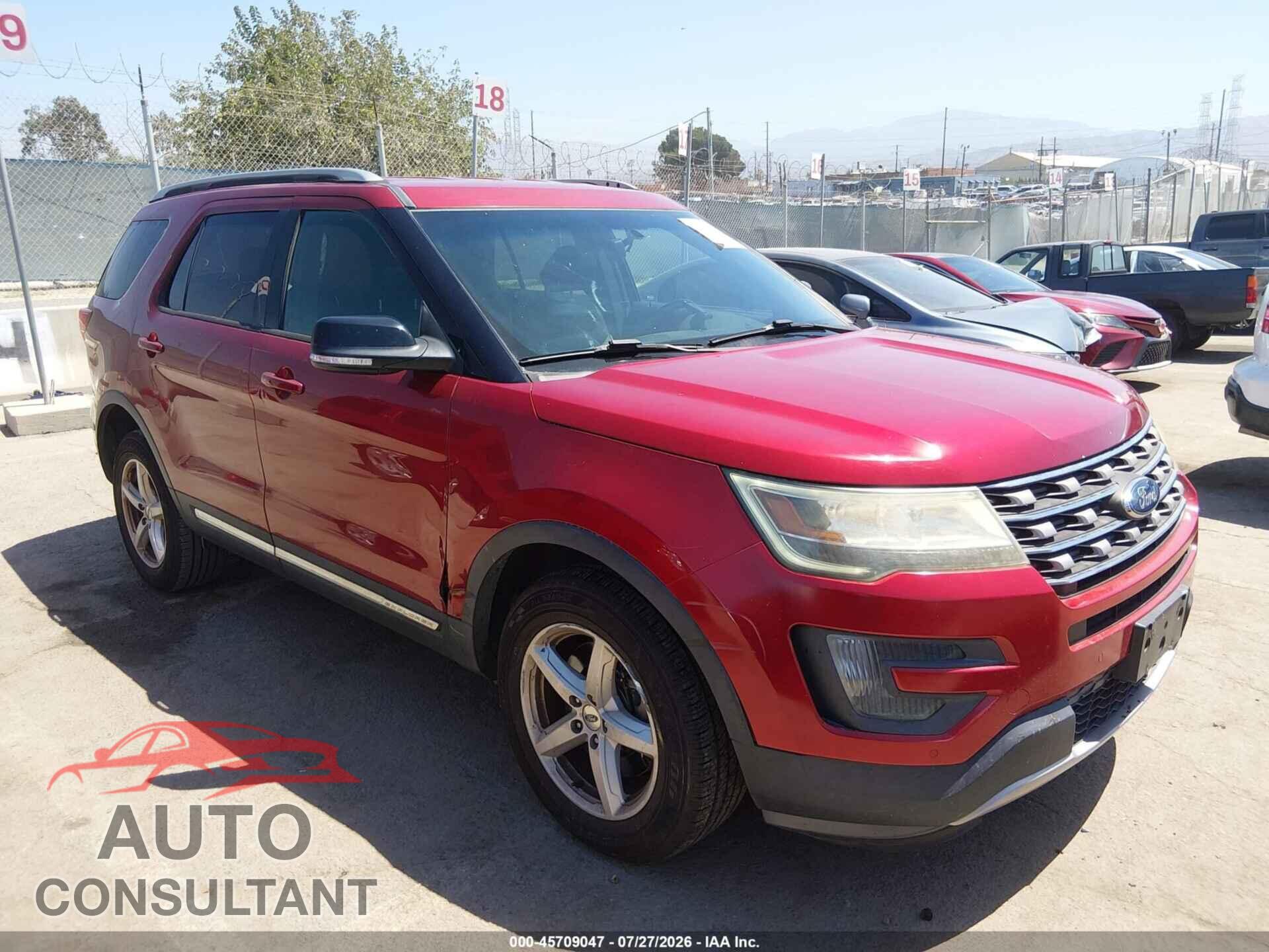 FORD EXPLORER 2016 - 1FM5K8D80GGA38419