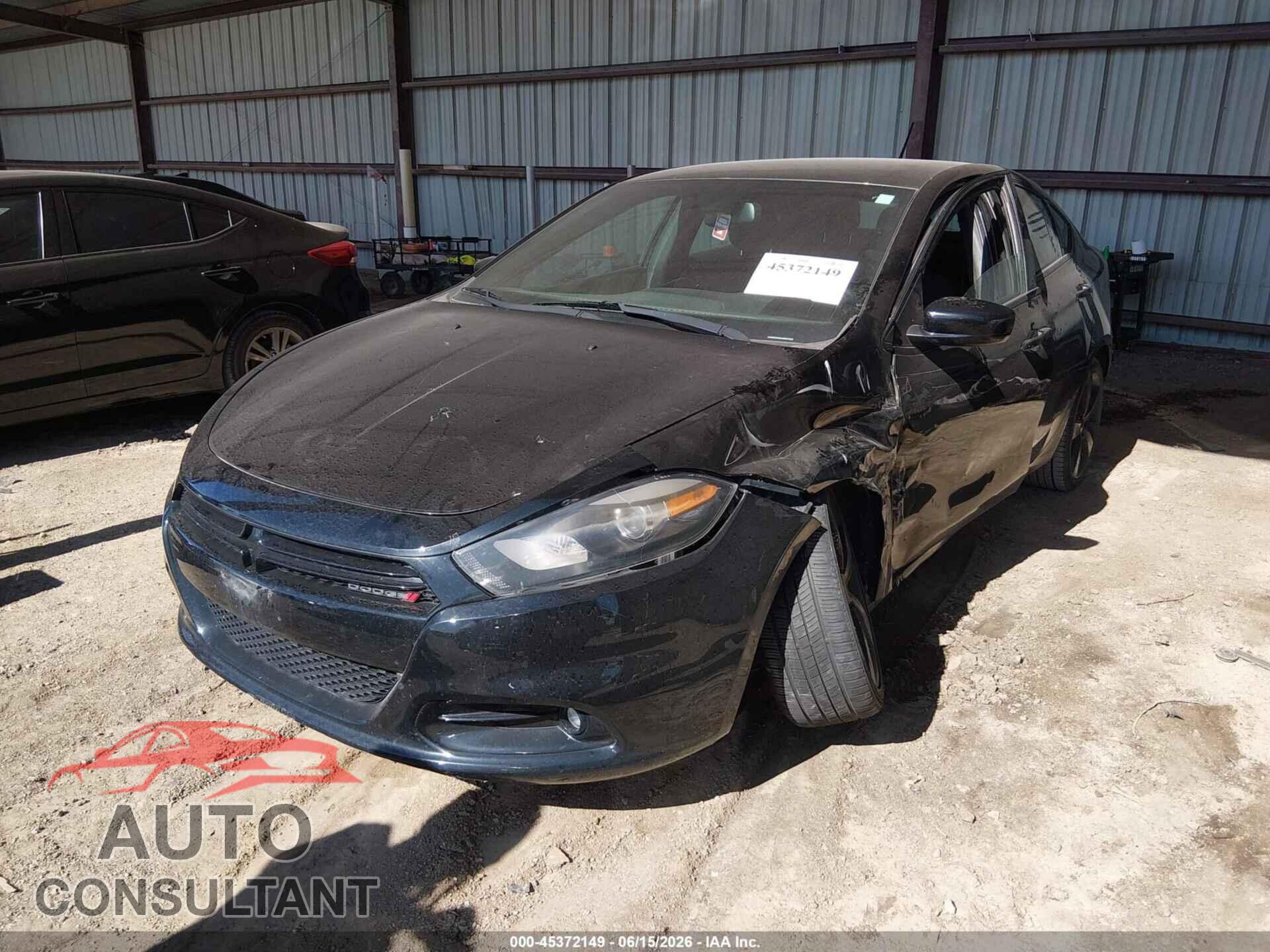 DODGE DART 2015 - 1C3CDFBB5FD344707