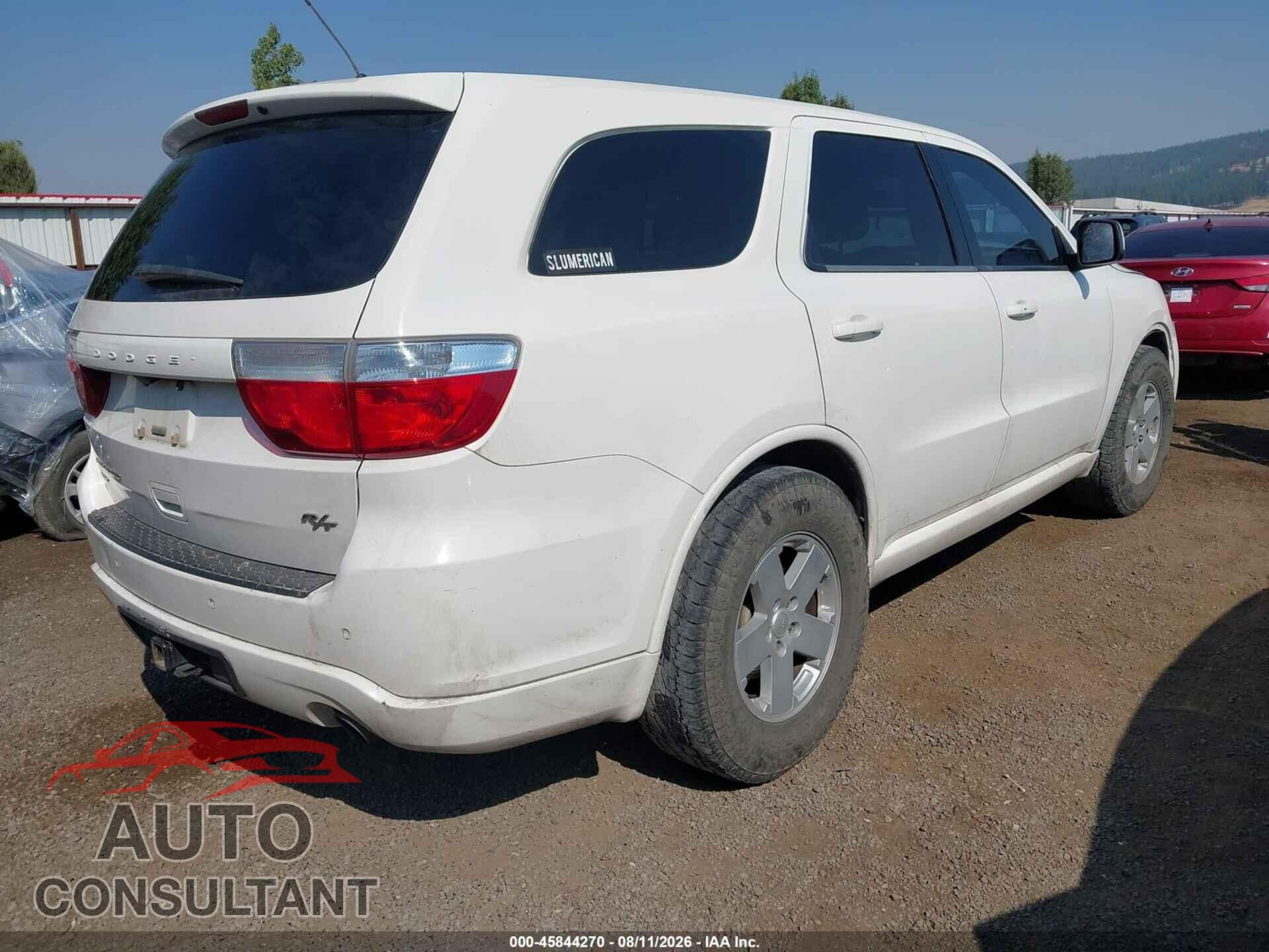 DODGE DURANGO 2012 - 1C4SDJCT9CC337827