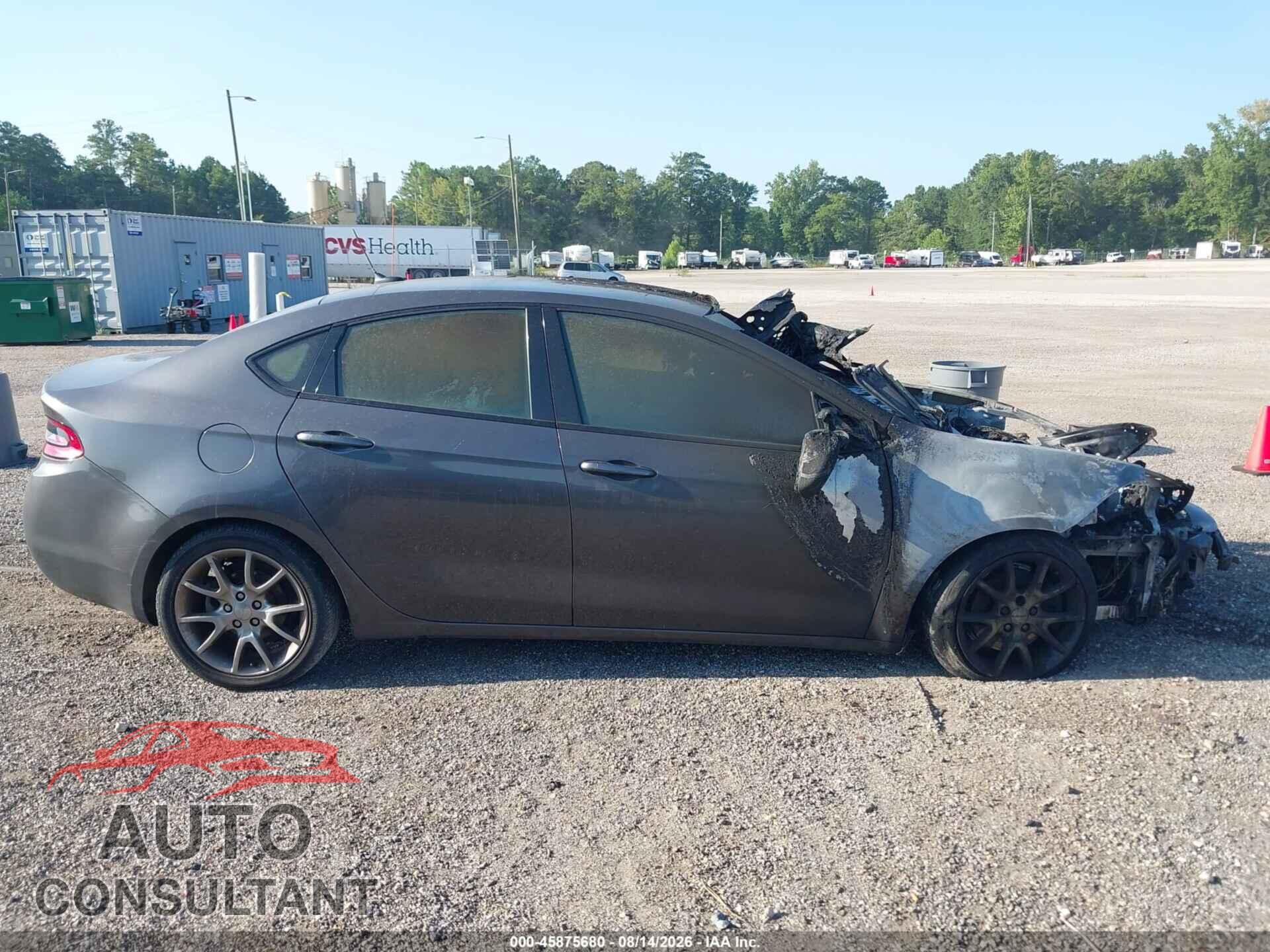 DODGE DART 2015 - 1C3CDFBB3FD141721