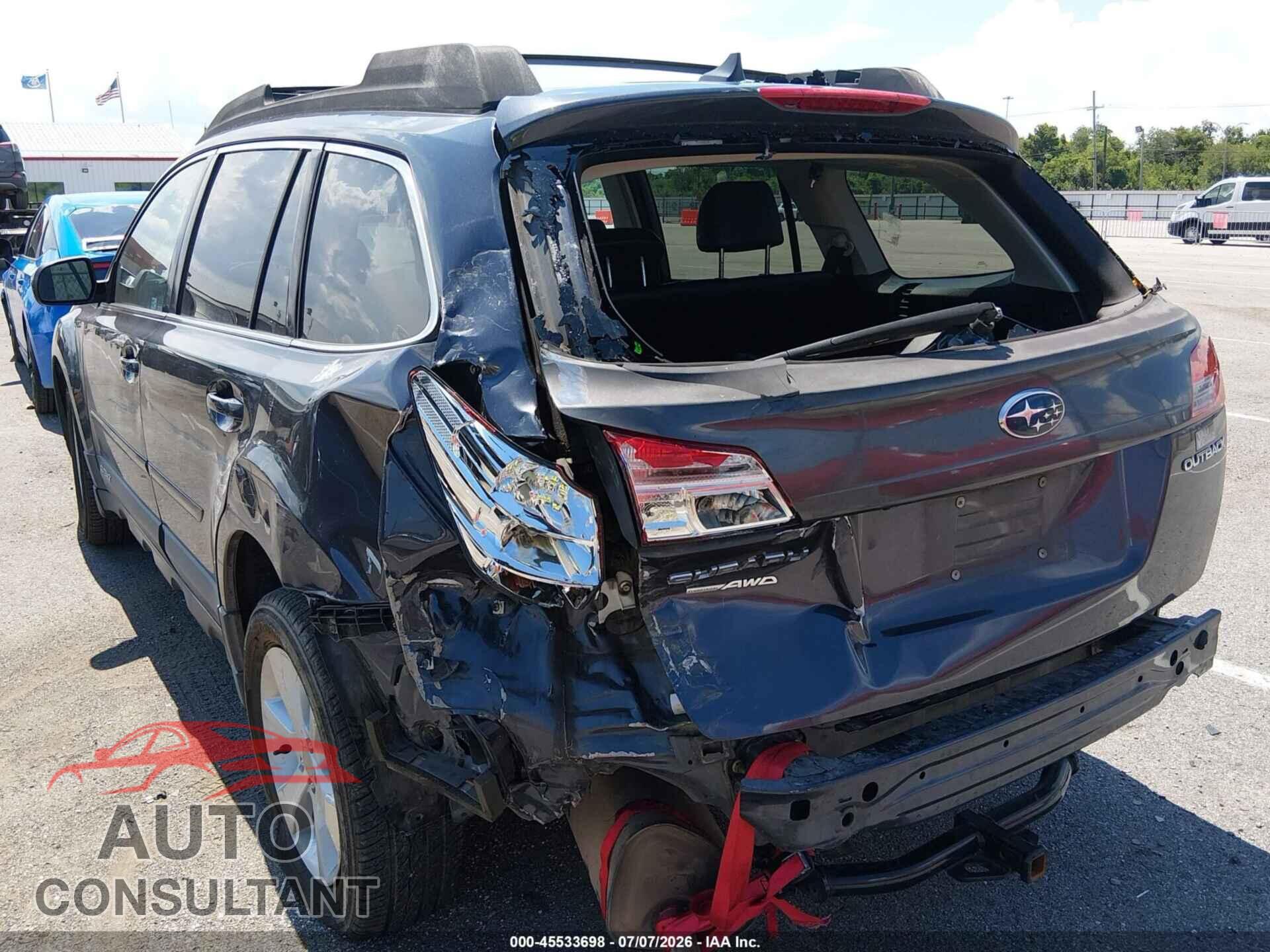 SUBARU OUTBACK 2013 - 4S4BRCPC8D3318027
