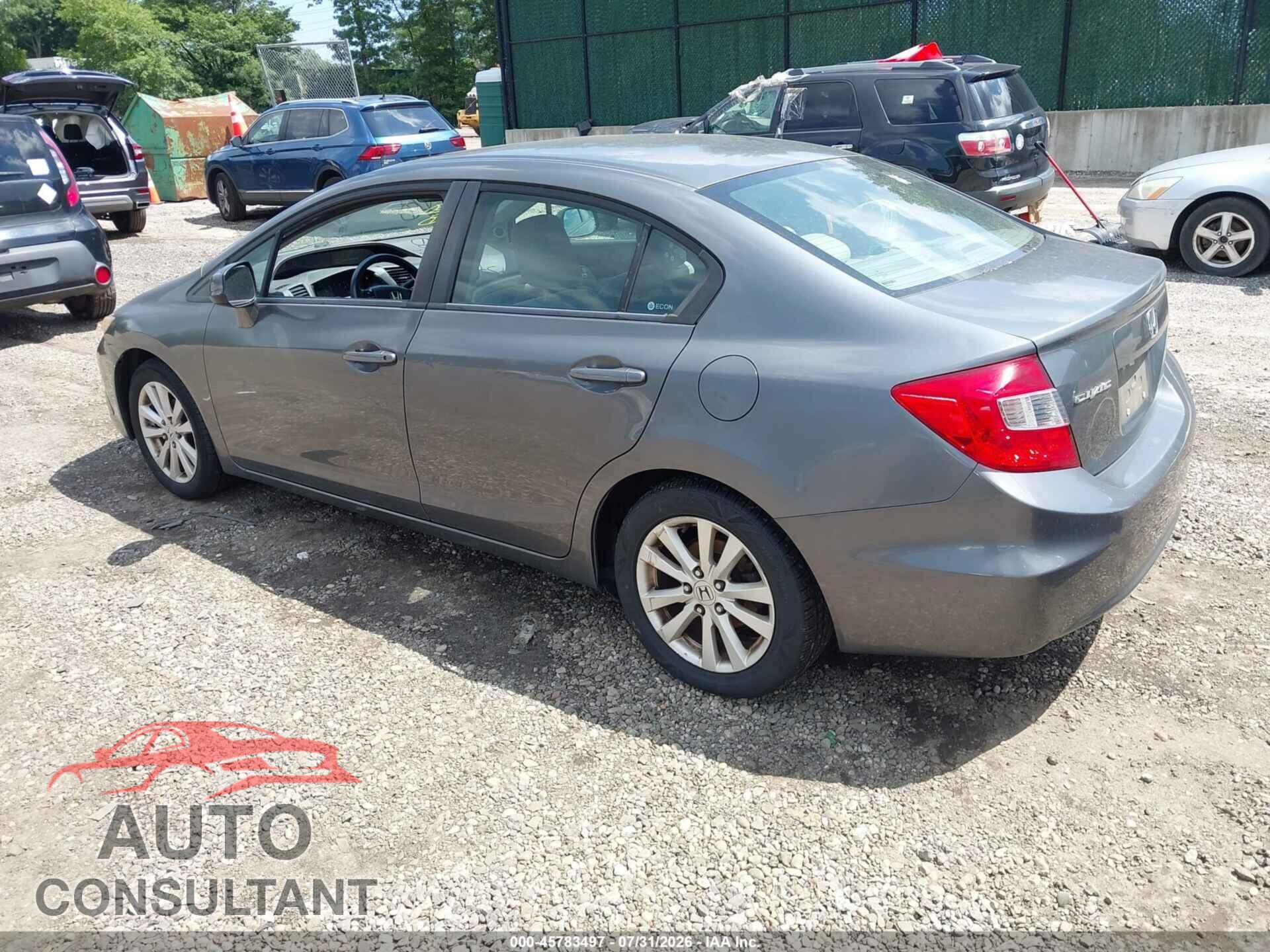 HONDA CIVIC 2012 - 2HGFB2F86CH316145