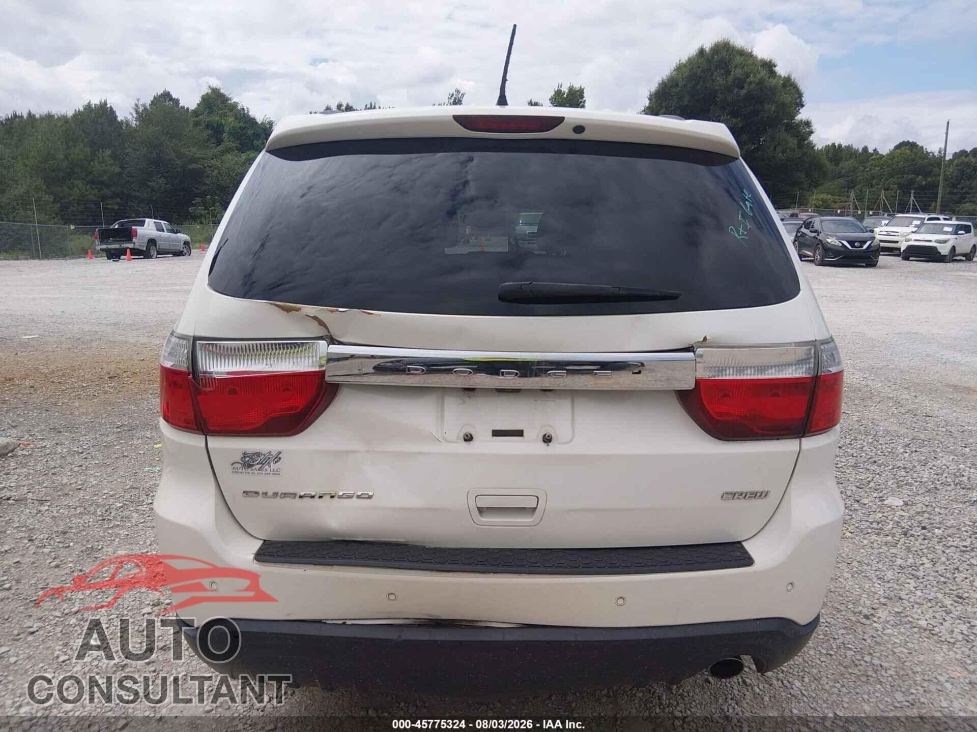 DODGE DURANGO 2011 - 1D4RD4GG5BC630378