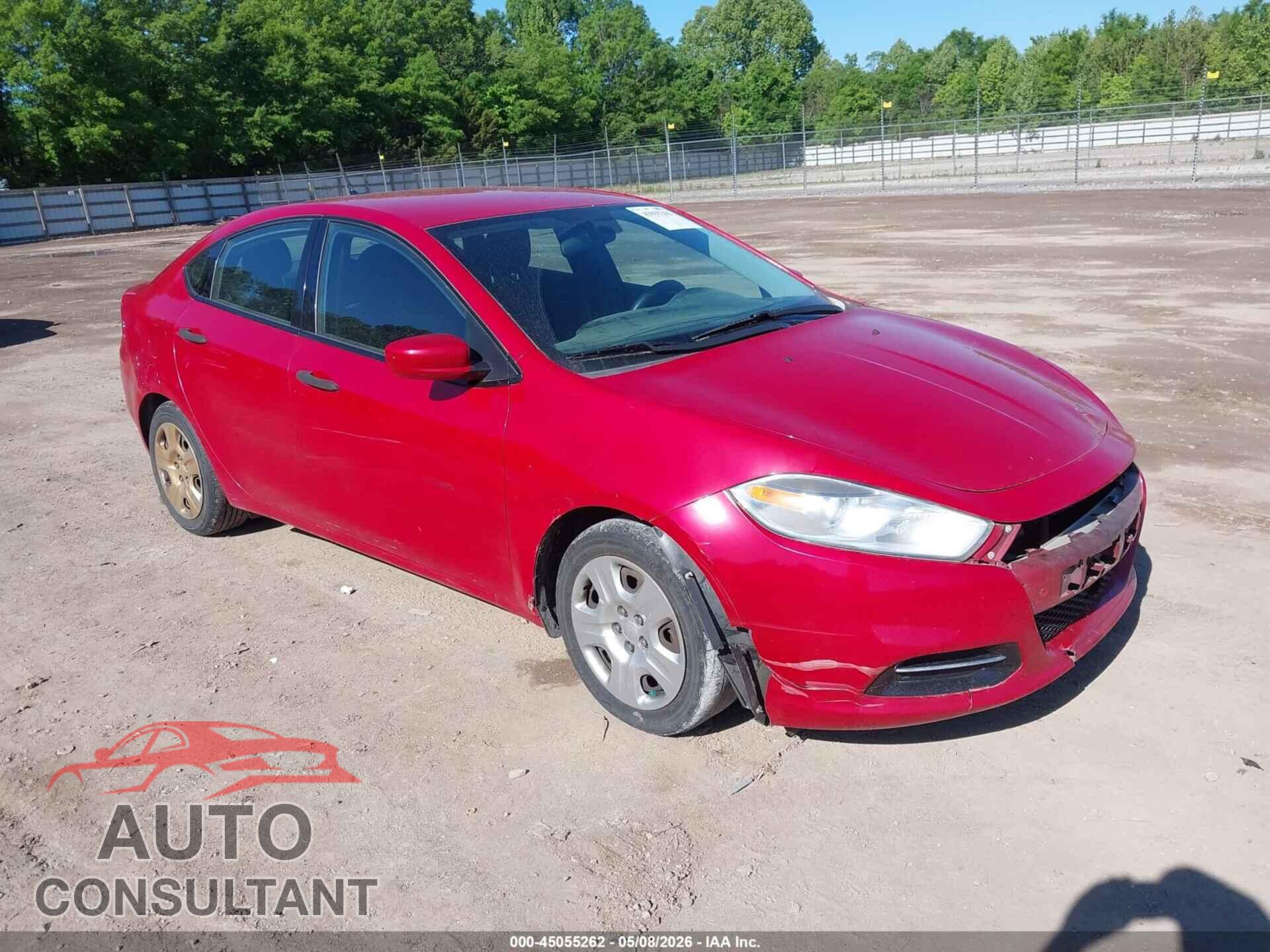 DODGE DART 2013 - 1C3CDFAAXDD329223