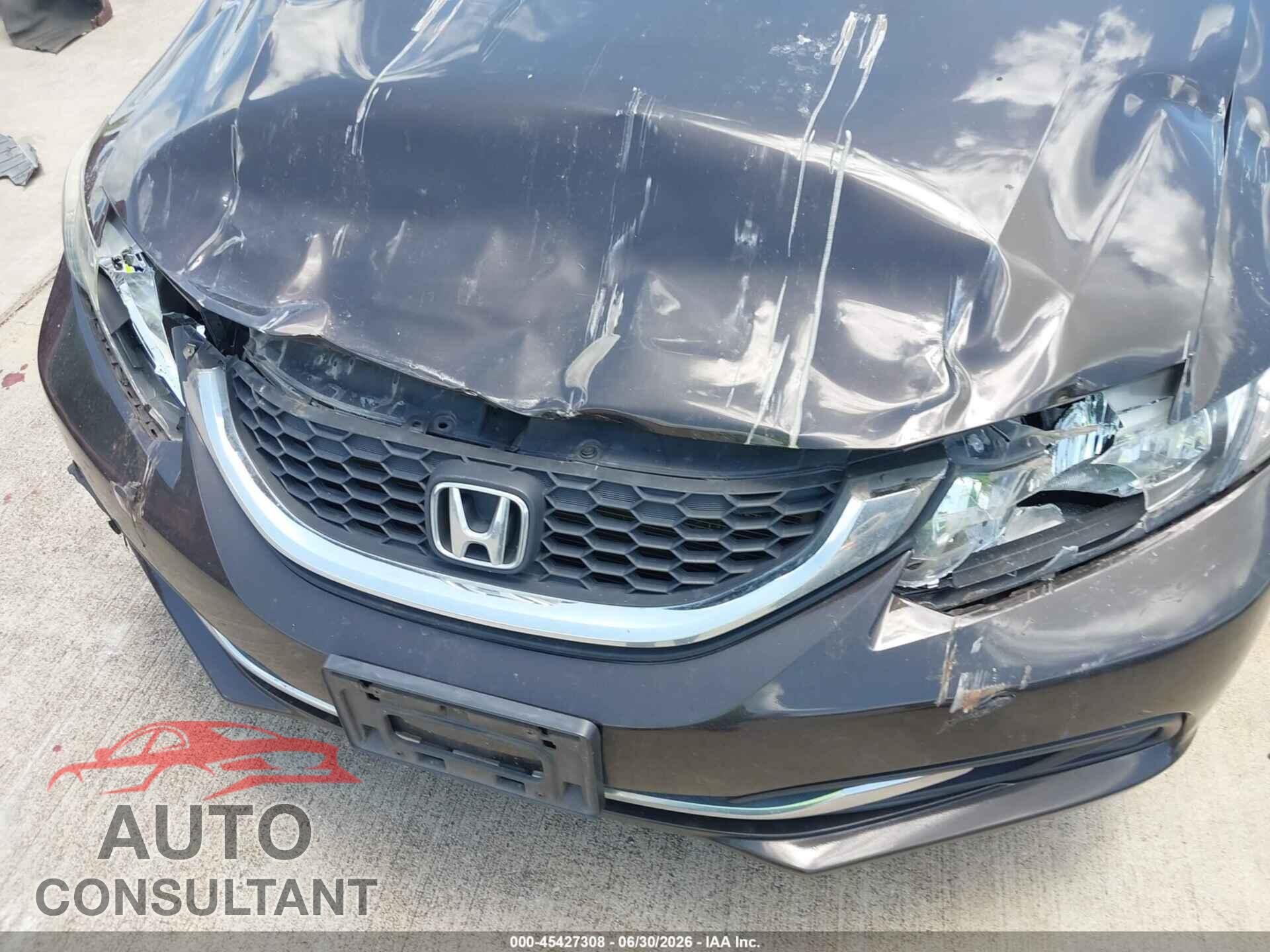 HONDA CIVIC 2013 - 2HGFB2F53DH589079