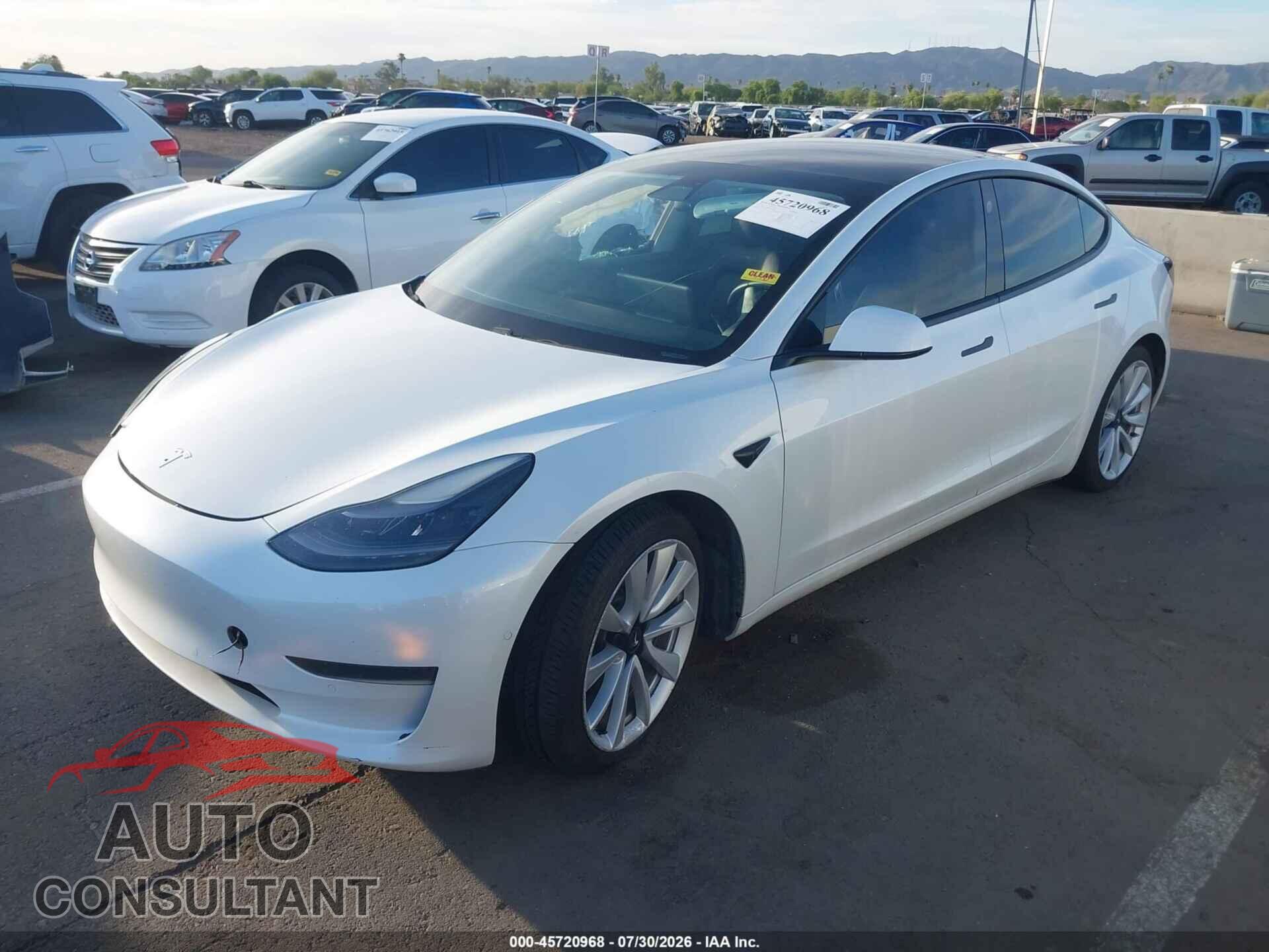 TESLA MODEL 3 2021 - 5YJ3E1EA0MF871834
