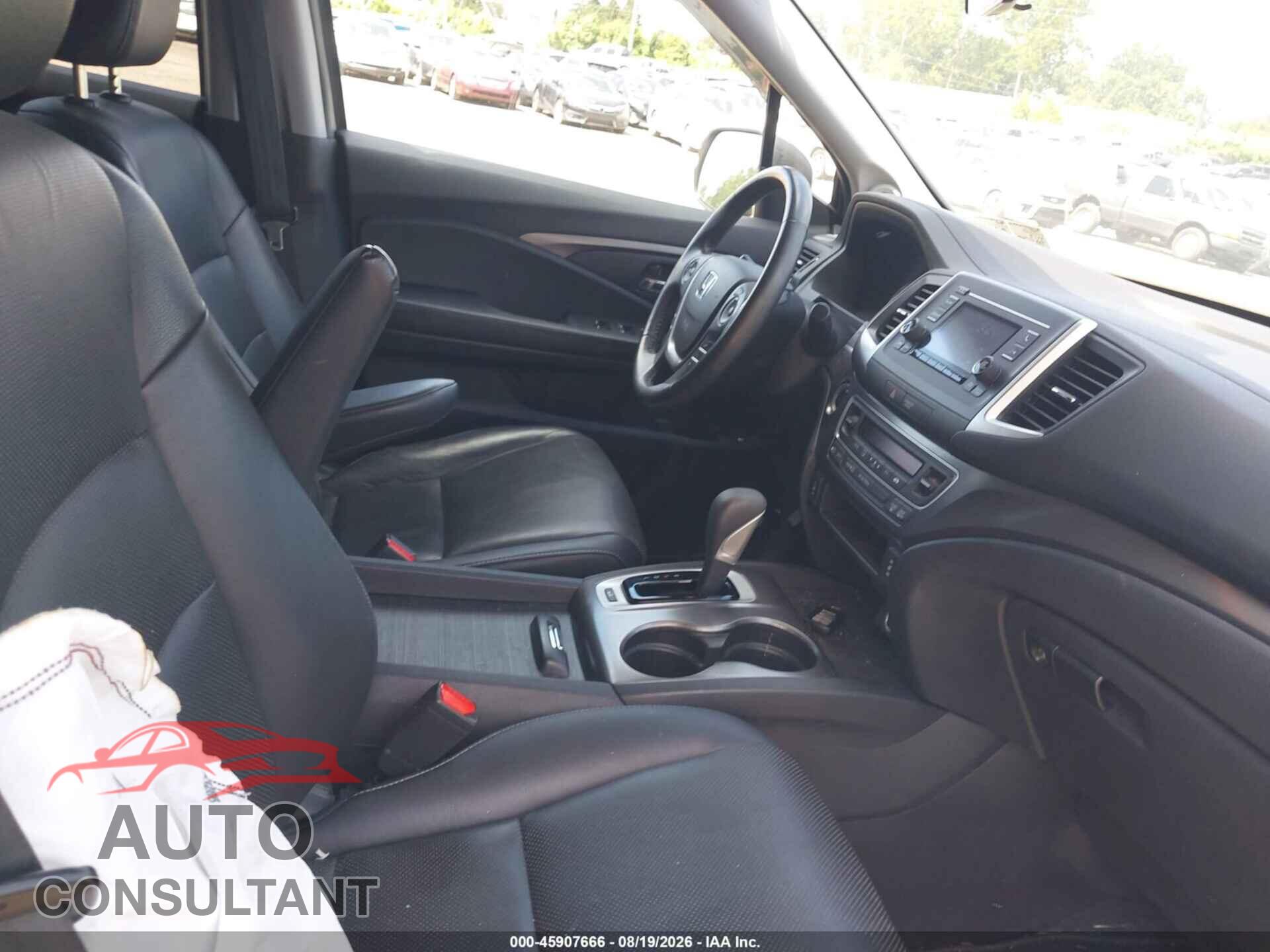 HONDA RIDGELINE 2017 - 5FPYK3F58HB007316