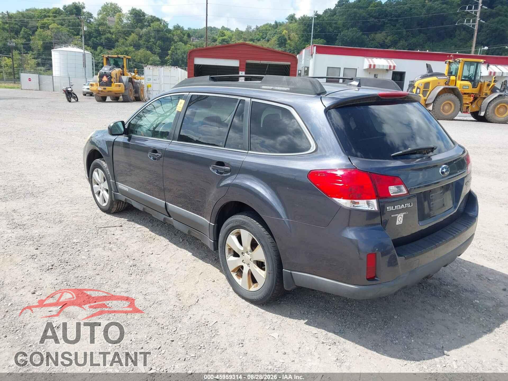SUBARU OUTBACK 2011 - 4S4BRBLC7B3340467