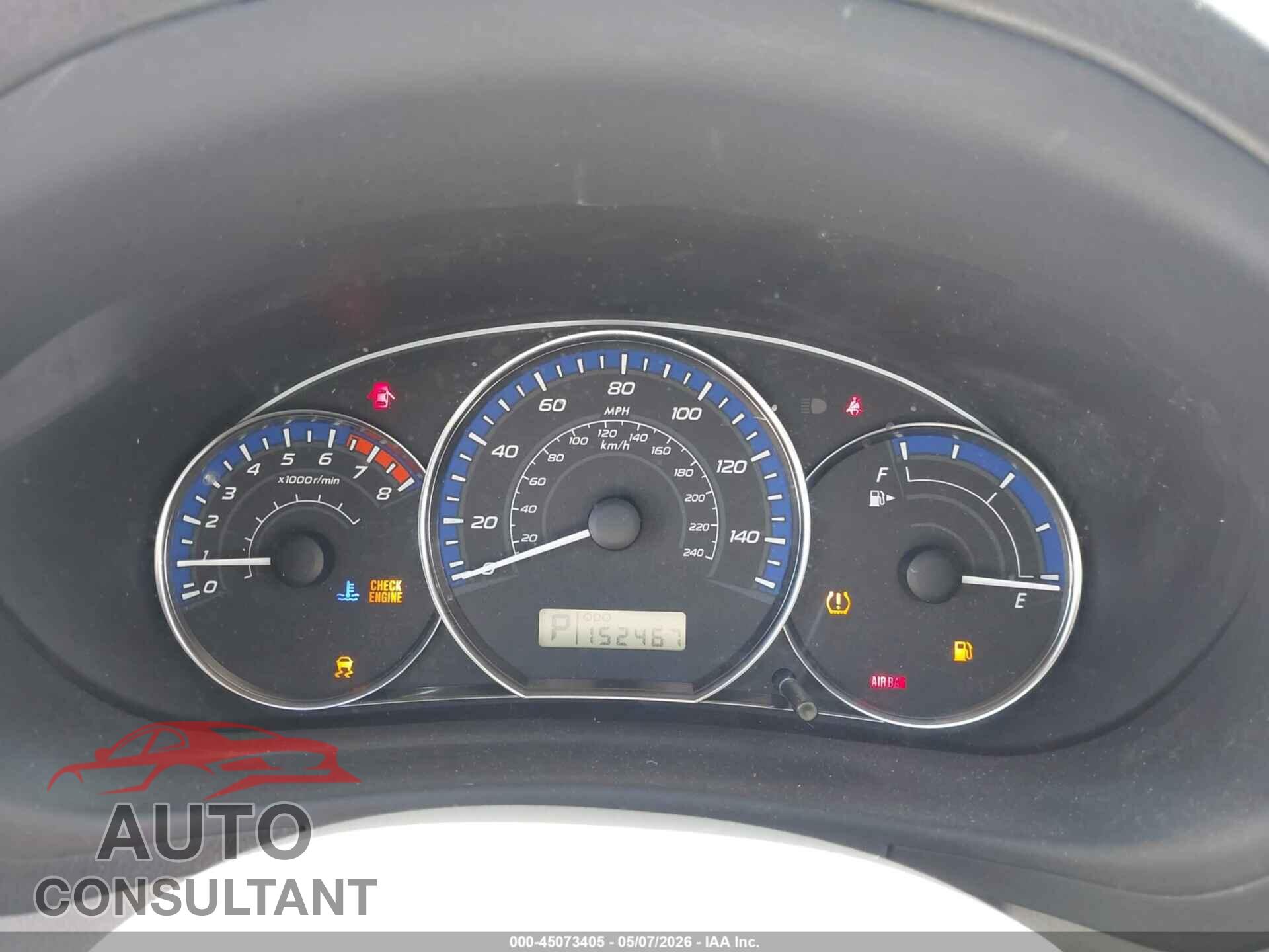 SUBARU FORESTER 2012 - JF2SHAEC2CH432963