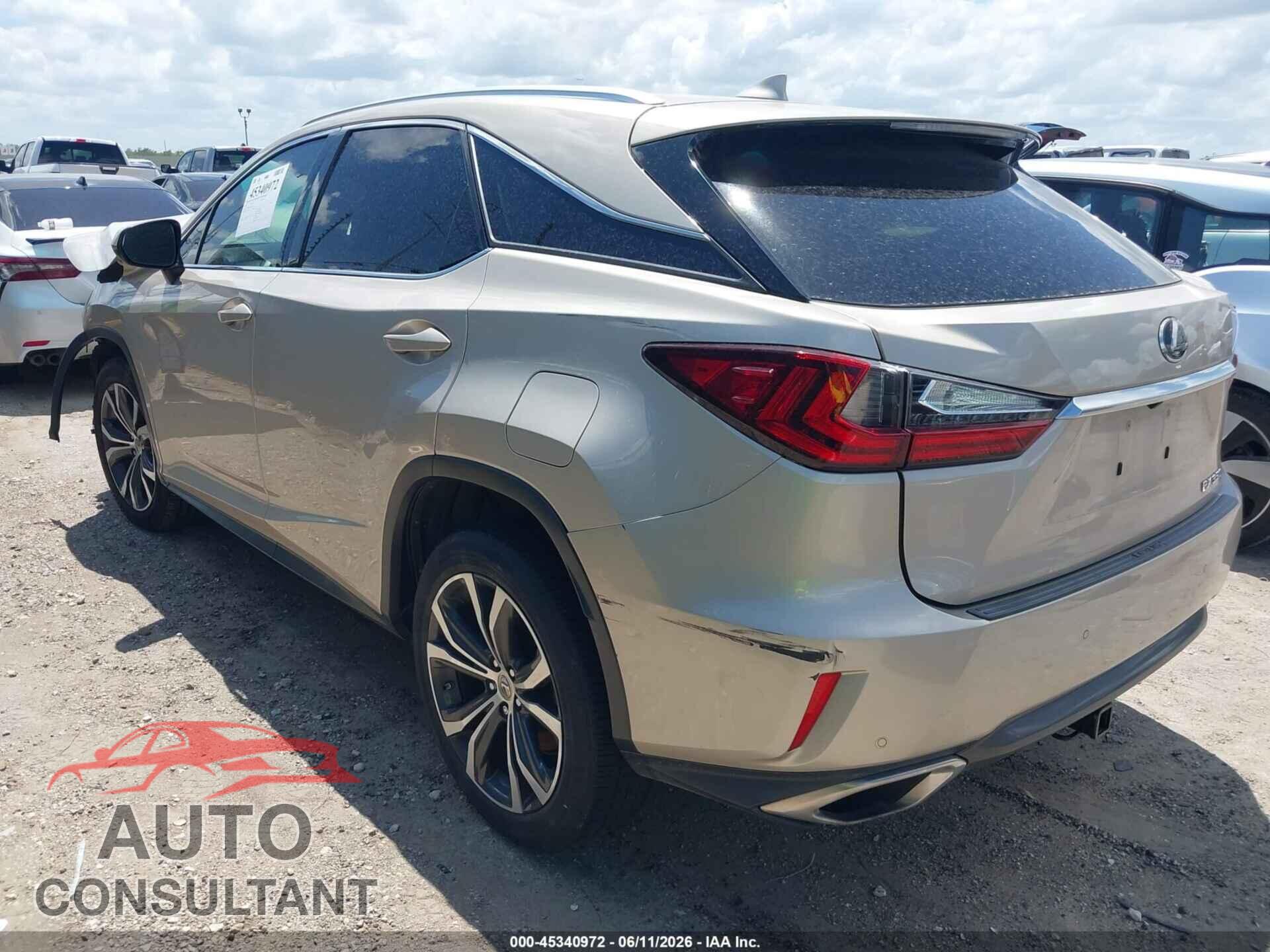 LEXUS RX 350 2016 - 2T2ZZMCA6GC025313