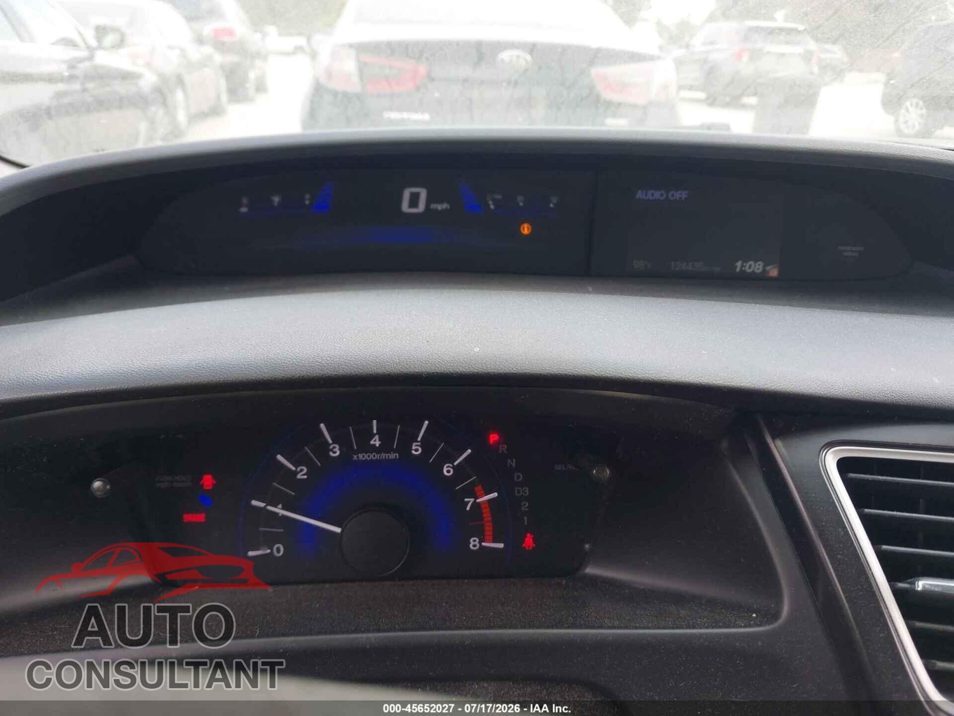 HONDA CIVIC 2013 - 19XFB2F58DE018097