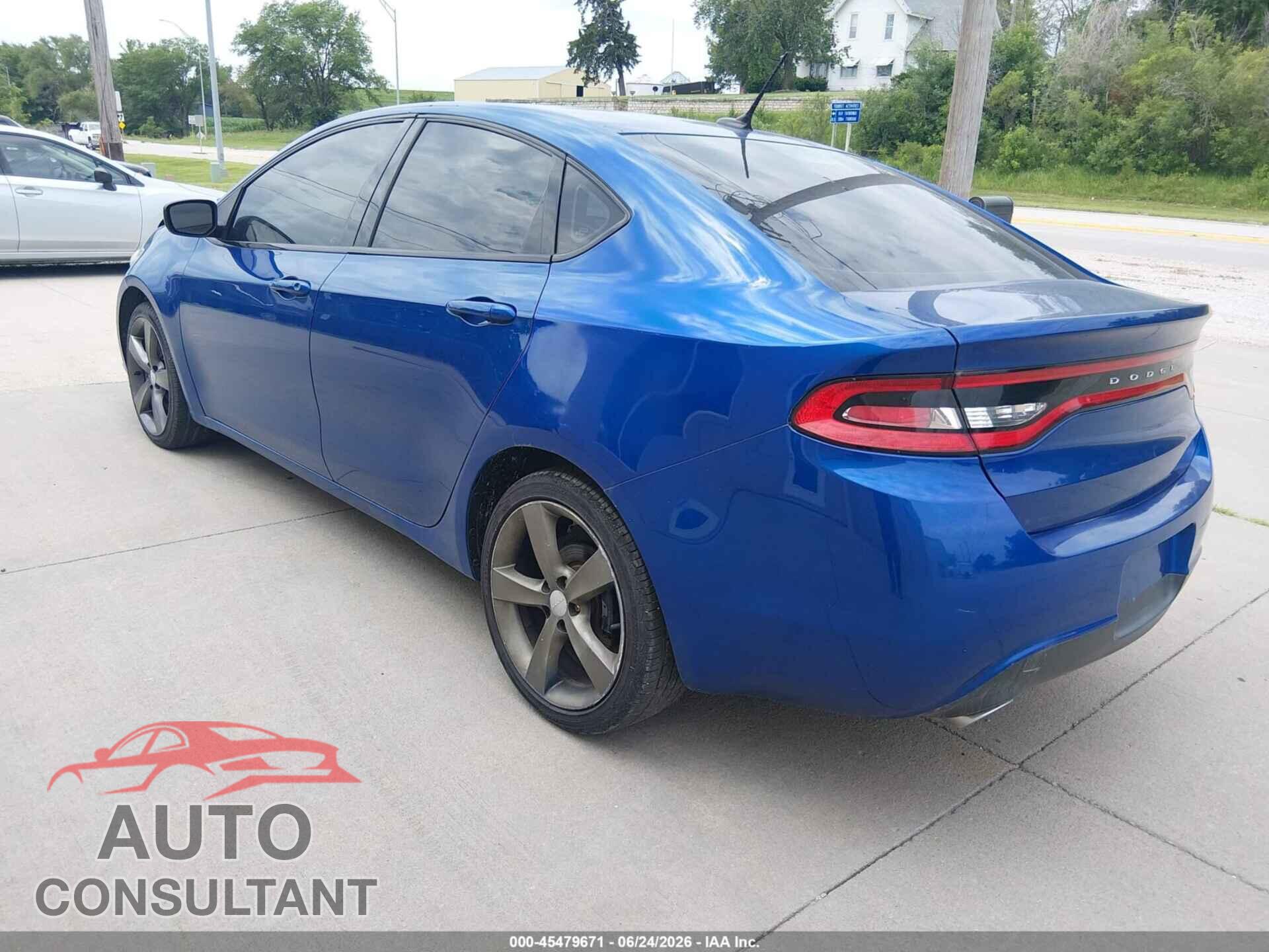 DODGE DART 2013 - 1C3CDFBA9DD284273