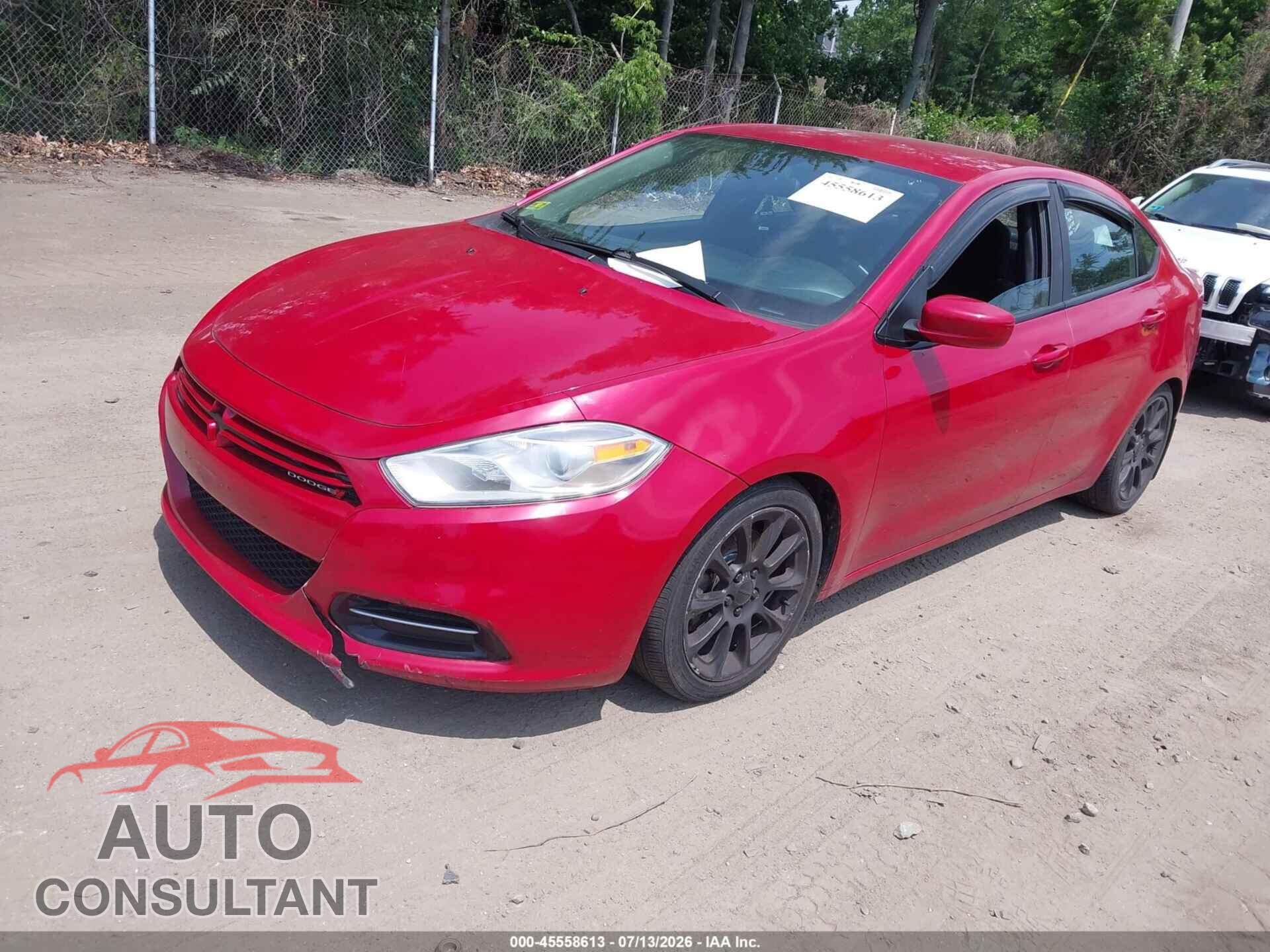 DODGE DART 2013 - 1C3CDFAH8DD292072