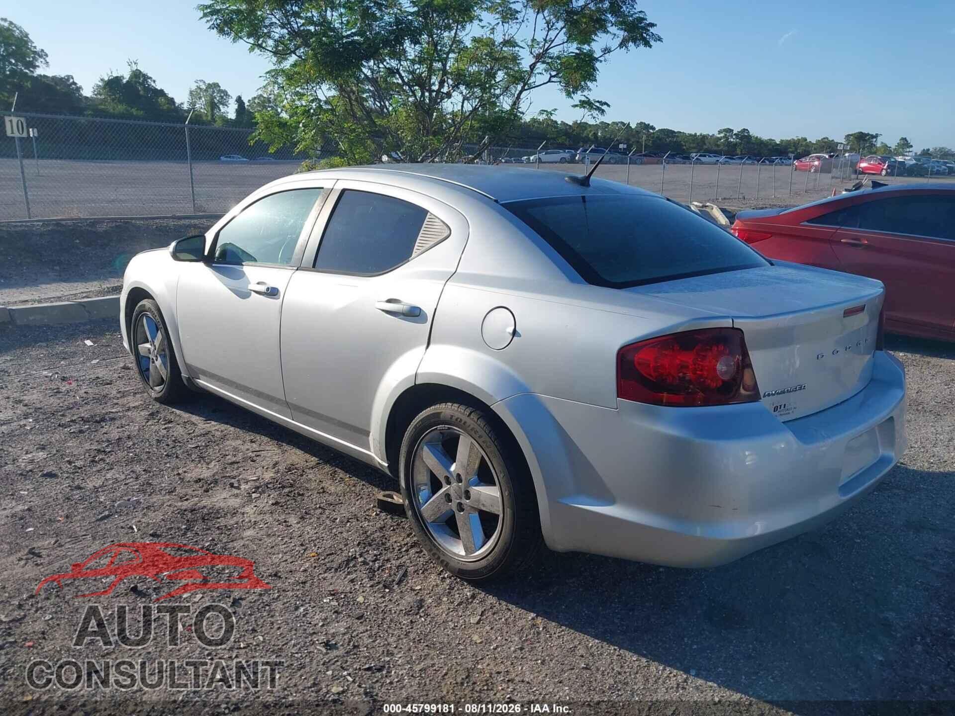 DODGE AVENGER 2011 - 1B3BD2FG4BN541248