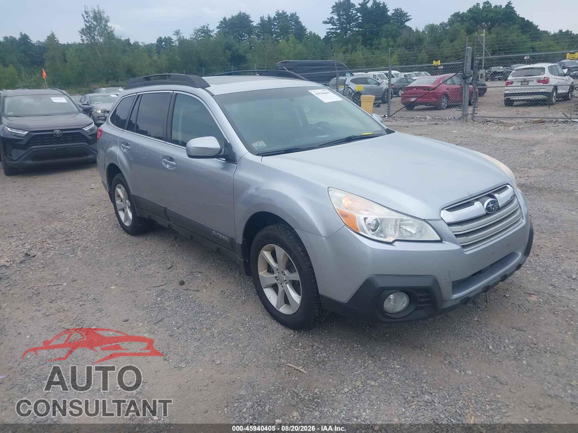 SUBARU OUTBACK 2013 - 4S4BRBGC0D3201360