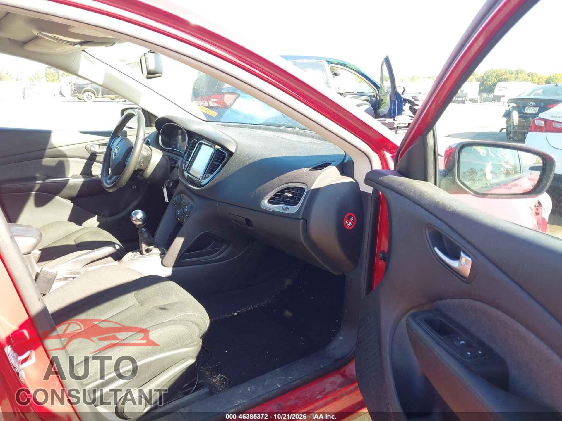 DODGE DART 2013 - 1C3CDFBA1DD341050