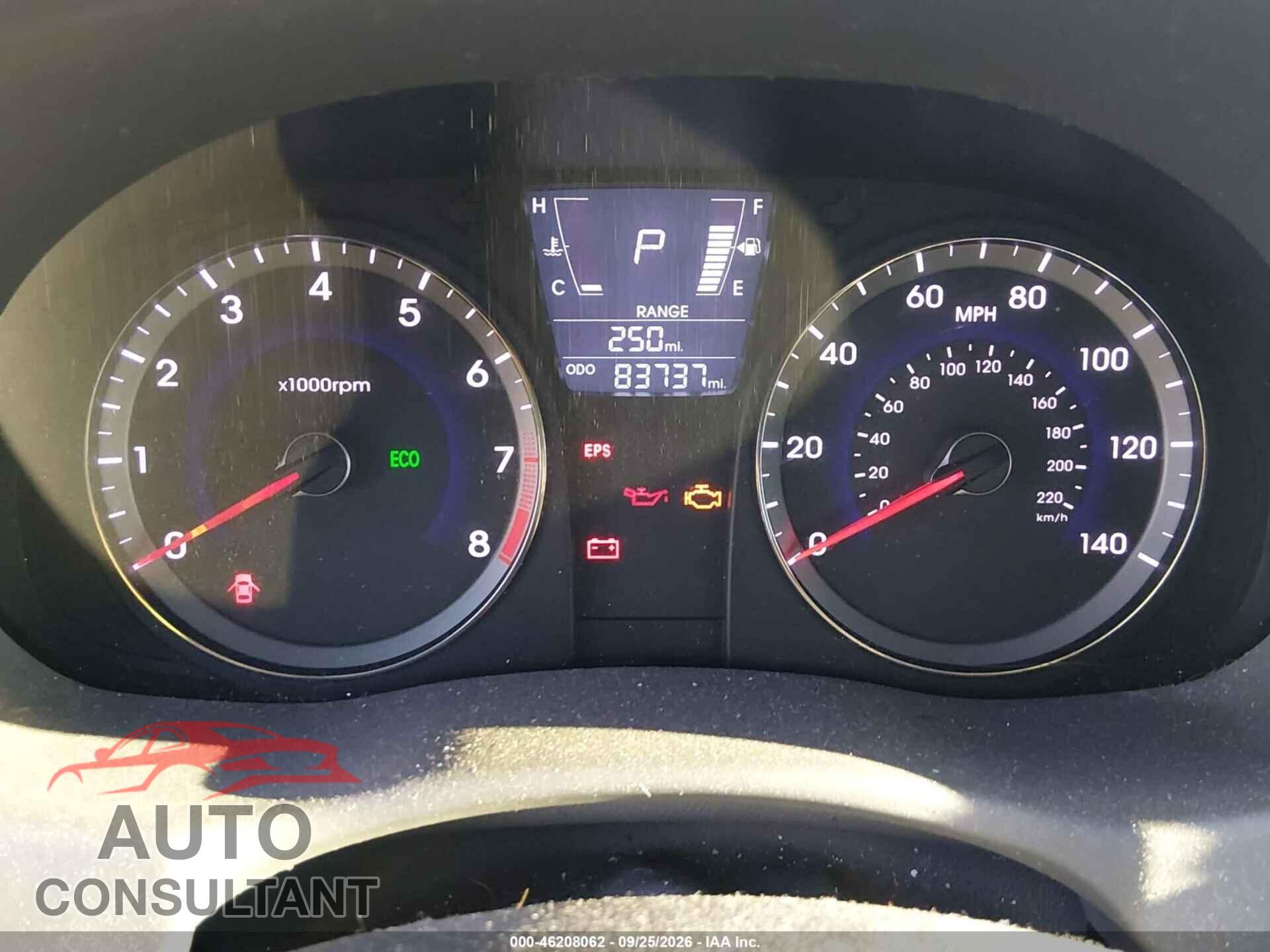 HYUNDAI ACCENT 2012 - KMHCU4AE5CU187912