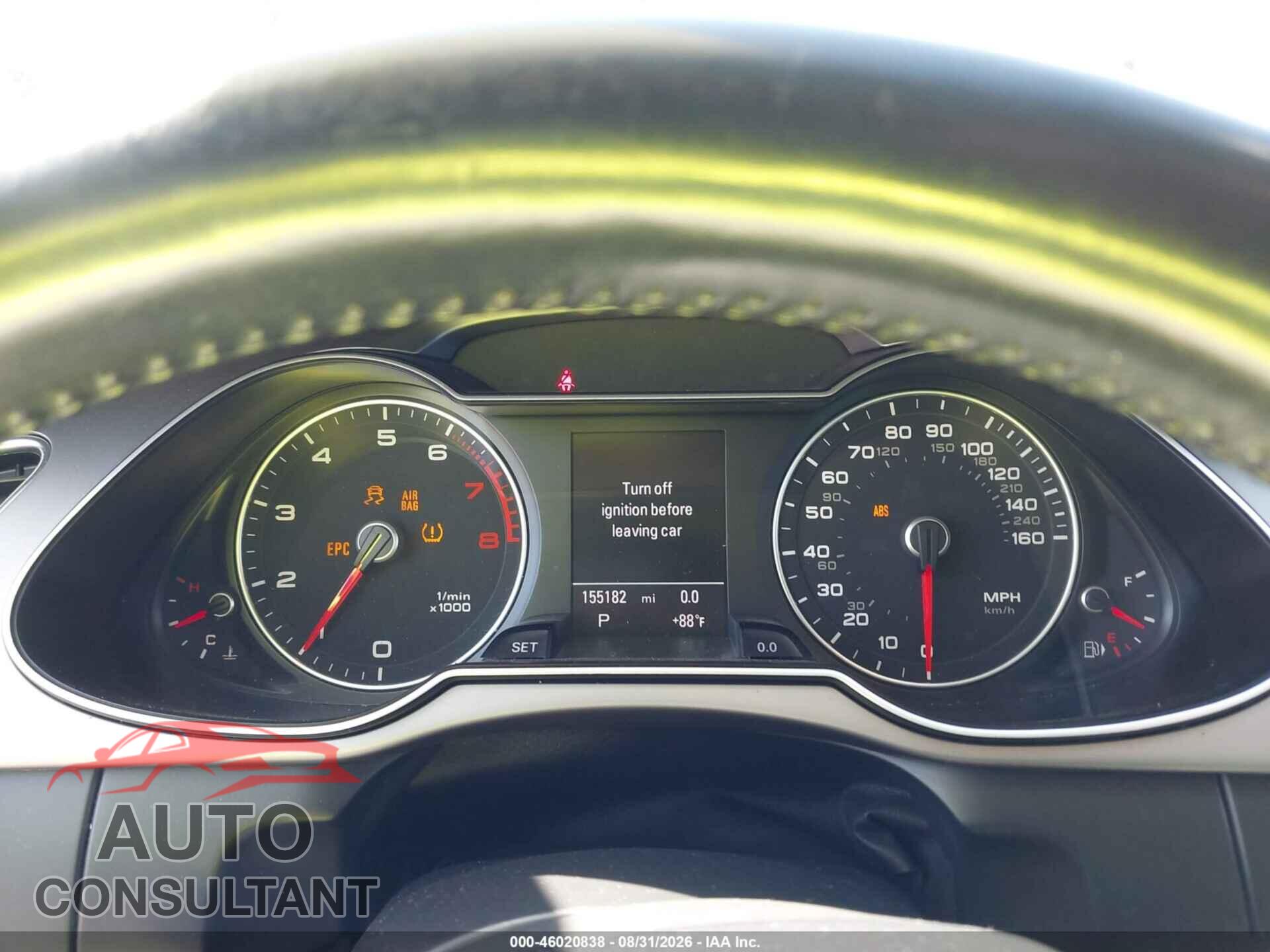 AUDI A4 2013 - WAUEFAFL1DN010862