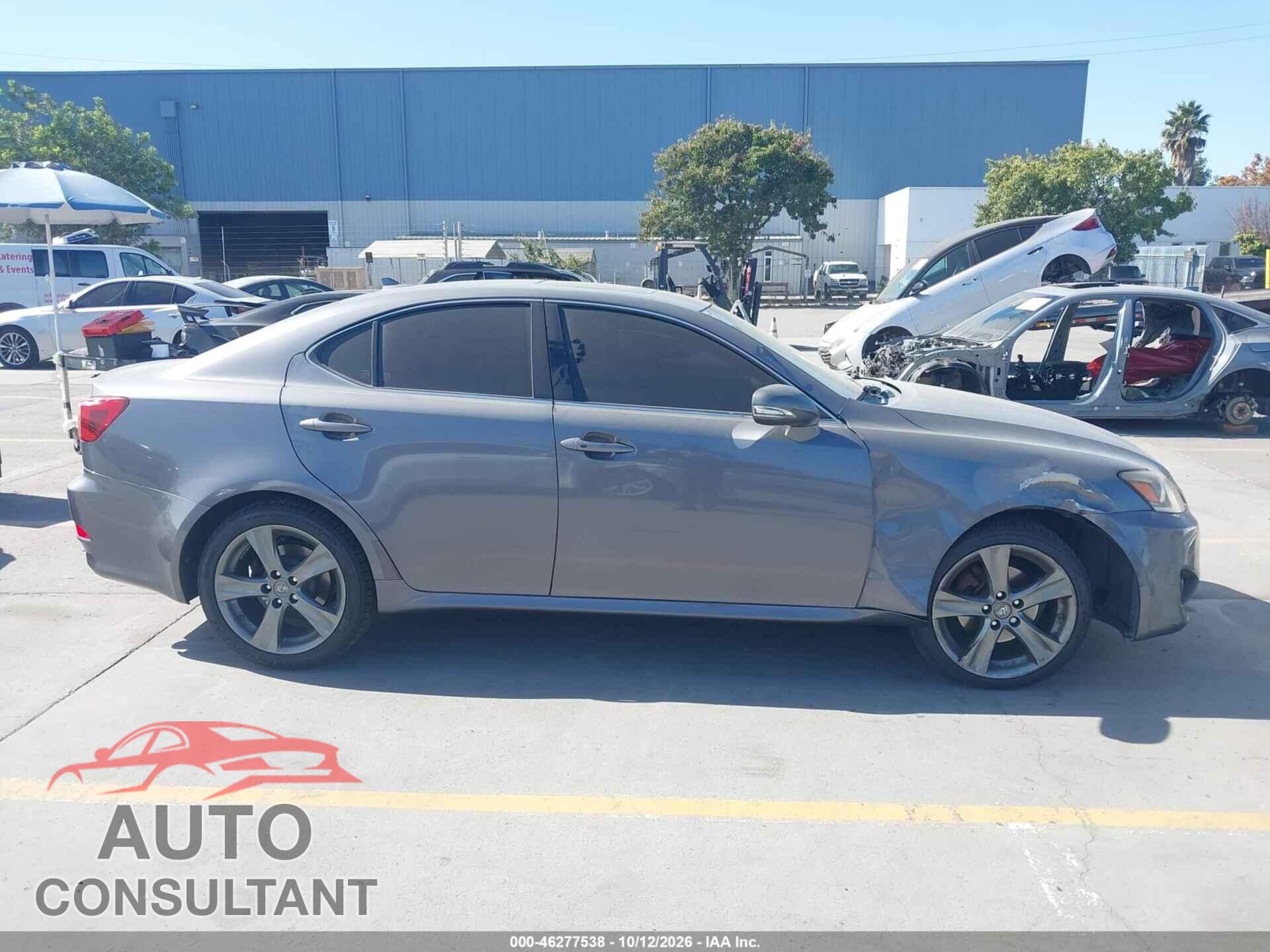 LEXUS IS 250 2012 - JTHBF5C28C5160893