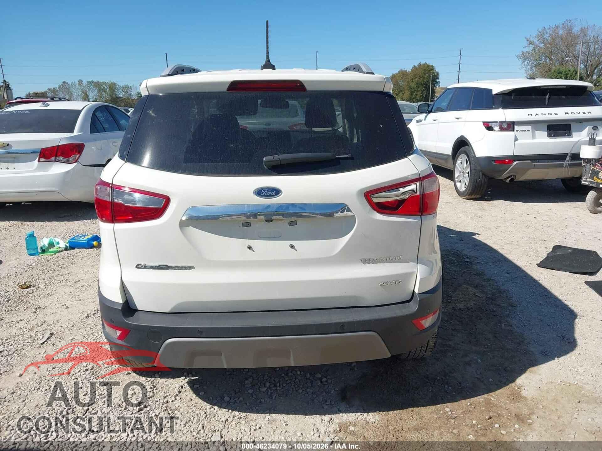 FORD ECOSPORT 2021 - MAJ6S3KL2MC411651