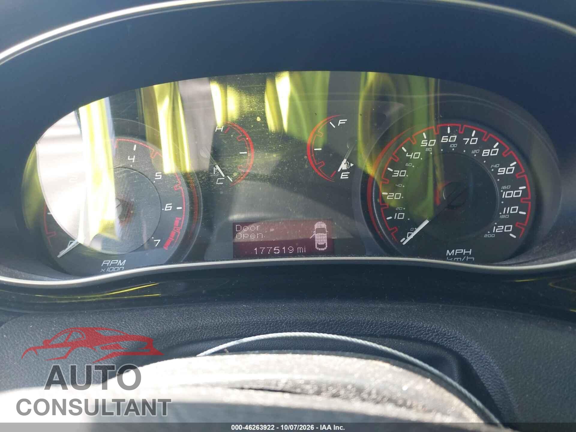 DODGE DART 2013 - 1C3CDFBA1DD334342