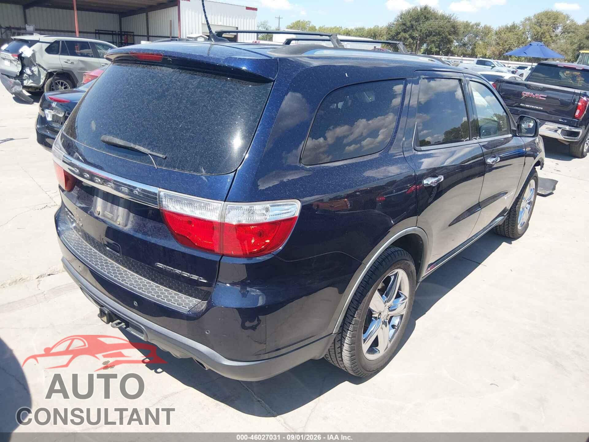 DODGE DURANGO 2012 - 1C4SDJETXCC188308