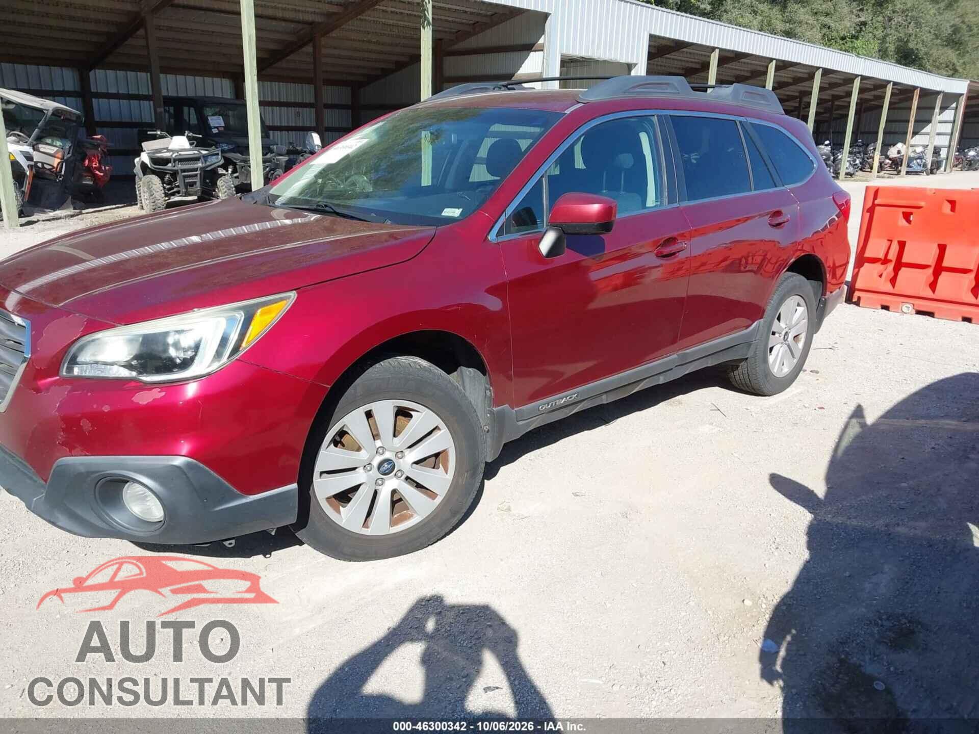SUBARU OUTBACK 2015 - 4S4BSBCC2F3272976
