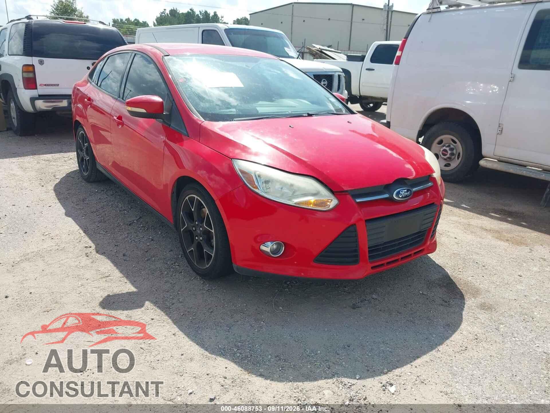 FORD FOCUS 2013 - 1FADP3F21DL209720